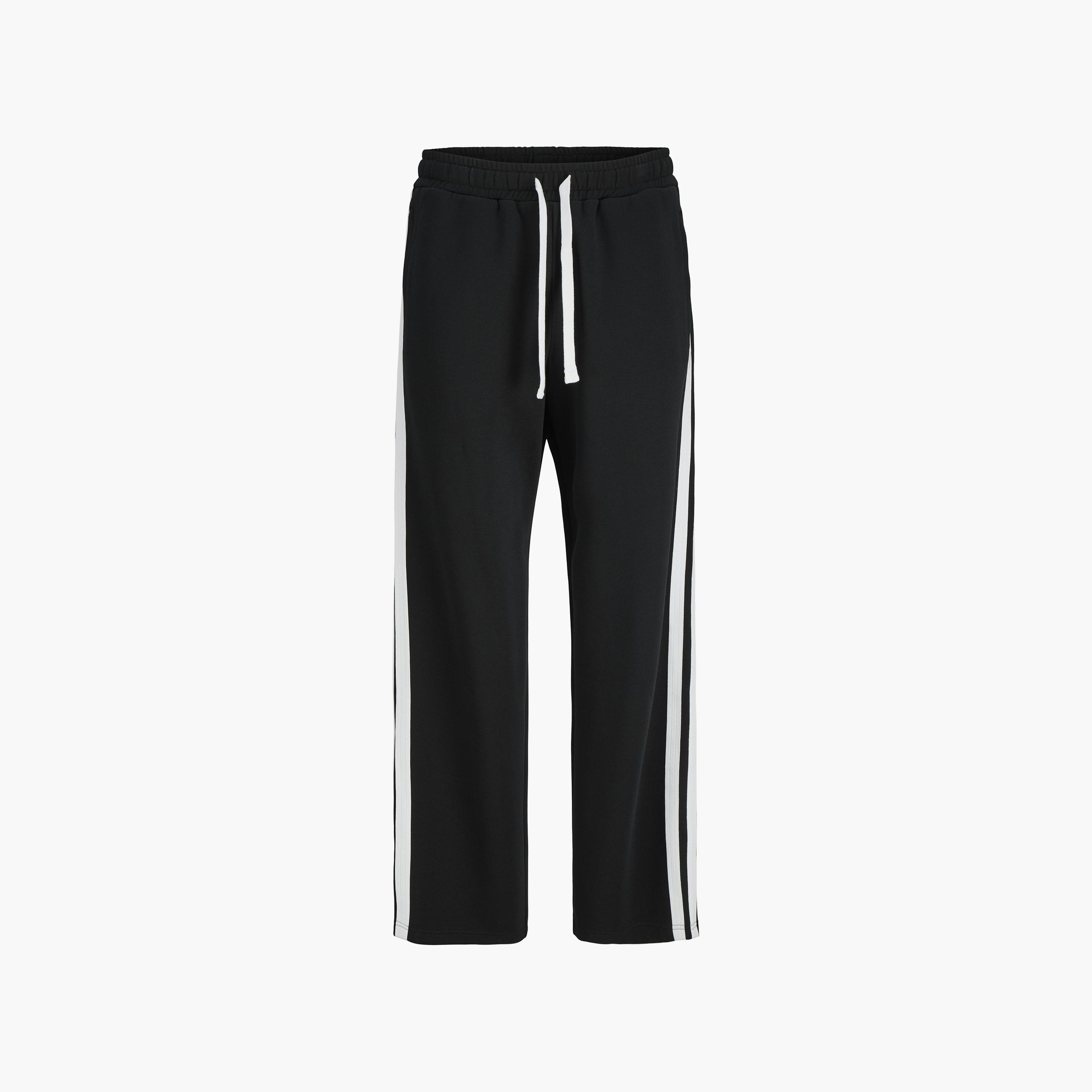 Jack & Jones Side Striped Mid-Rise Elasticated Drawstring Waist Men's Trackpants-men-clothing-bottoms-joggers-image-7