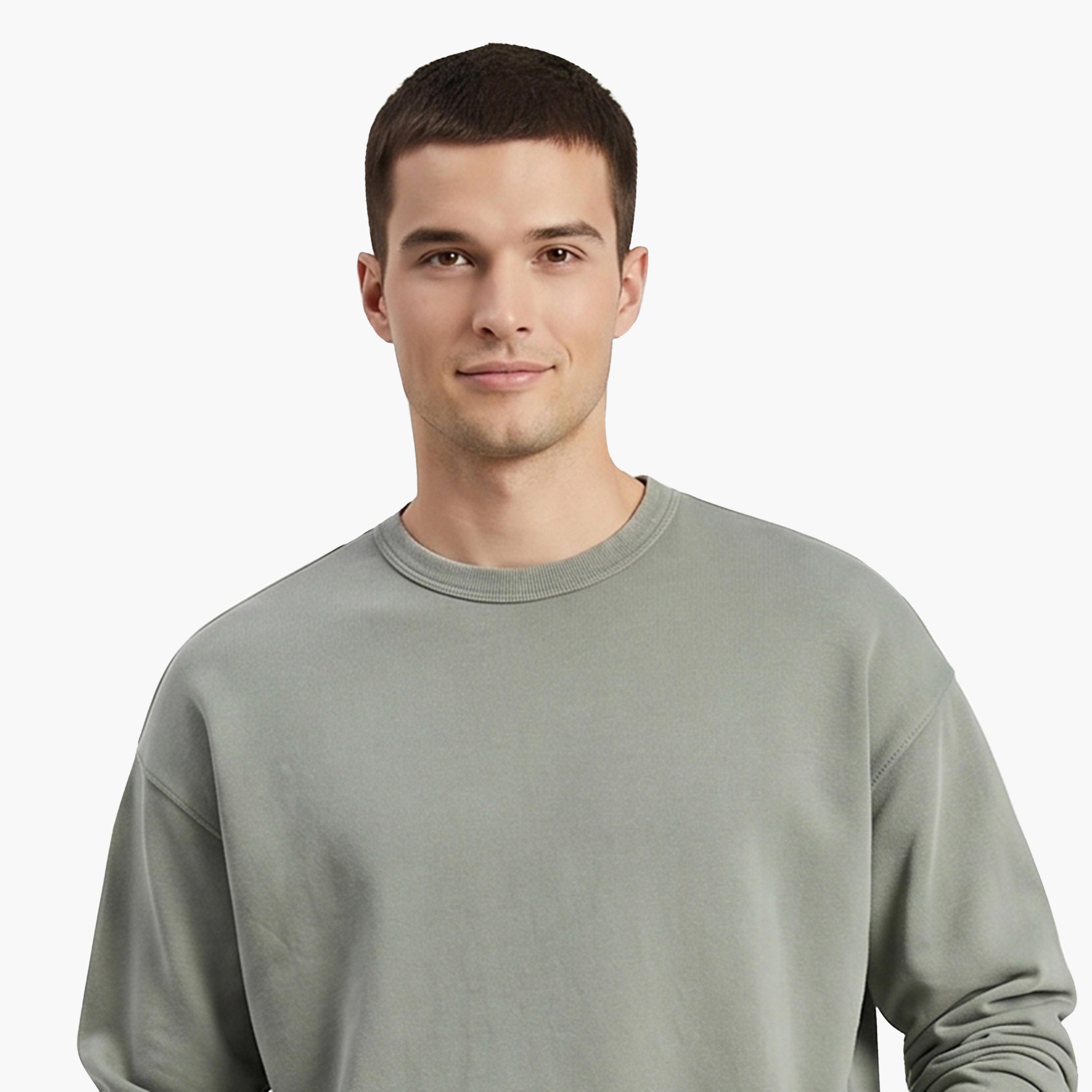 Jack & Jones Graphic Text-Print Crew Neck Long Sleeves Men's Sweatshirt-men-winterwear-hoodiesandsweatshirts-image-5
