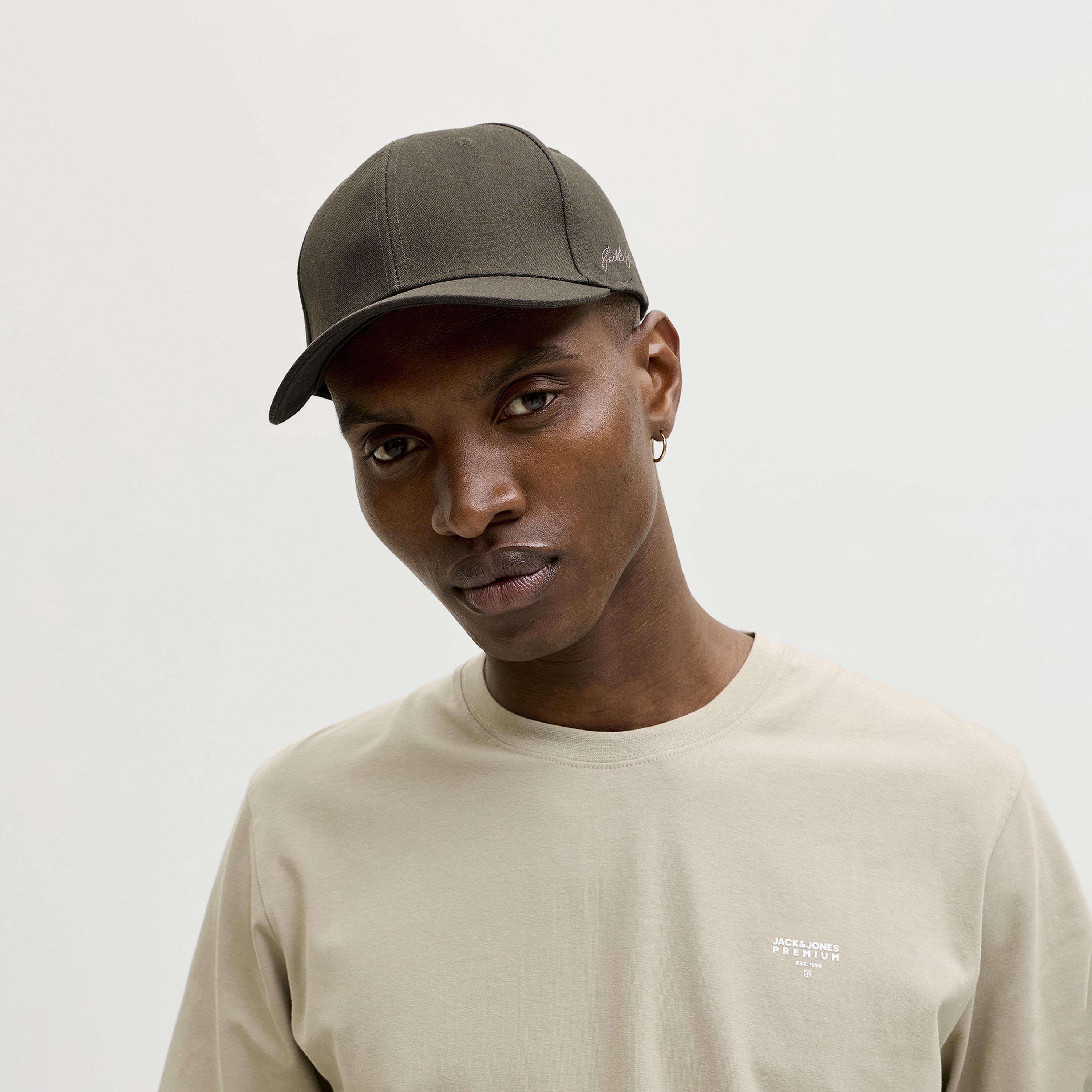 Jack & Jones Jacbase Louis Baseball Linen Men's Cap | 12288498-men-caps-image-3