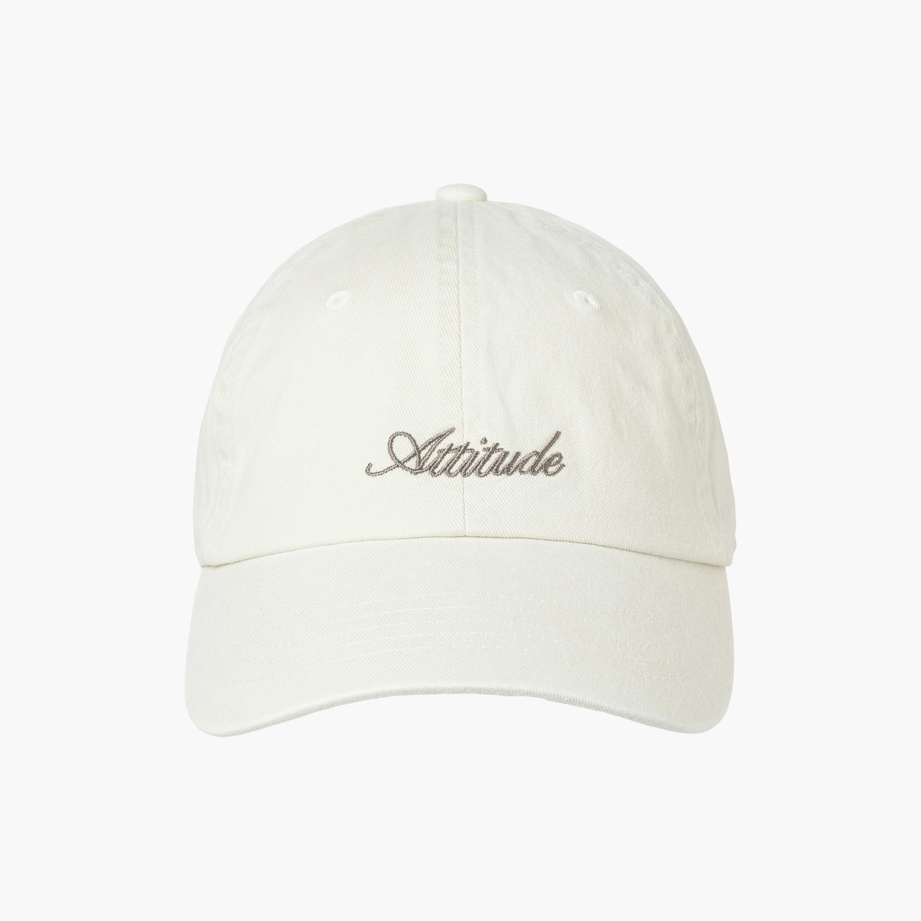 Jack & Jones Jacsoft Base Washed Text-Embroidered Baseball Cotton Men's Cap | 12288502-men-caps-image-1