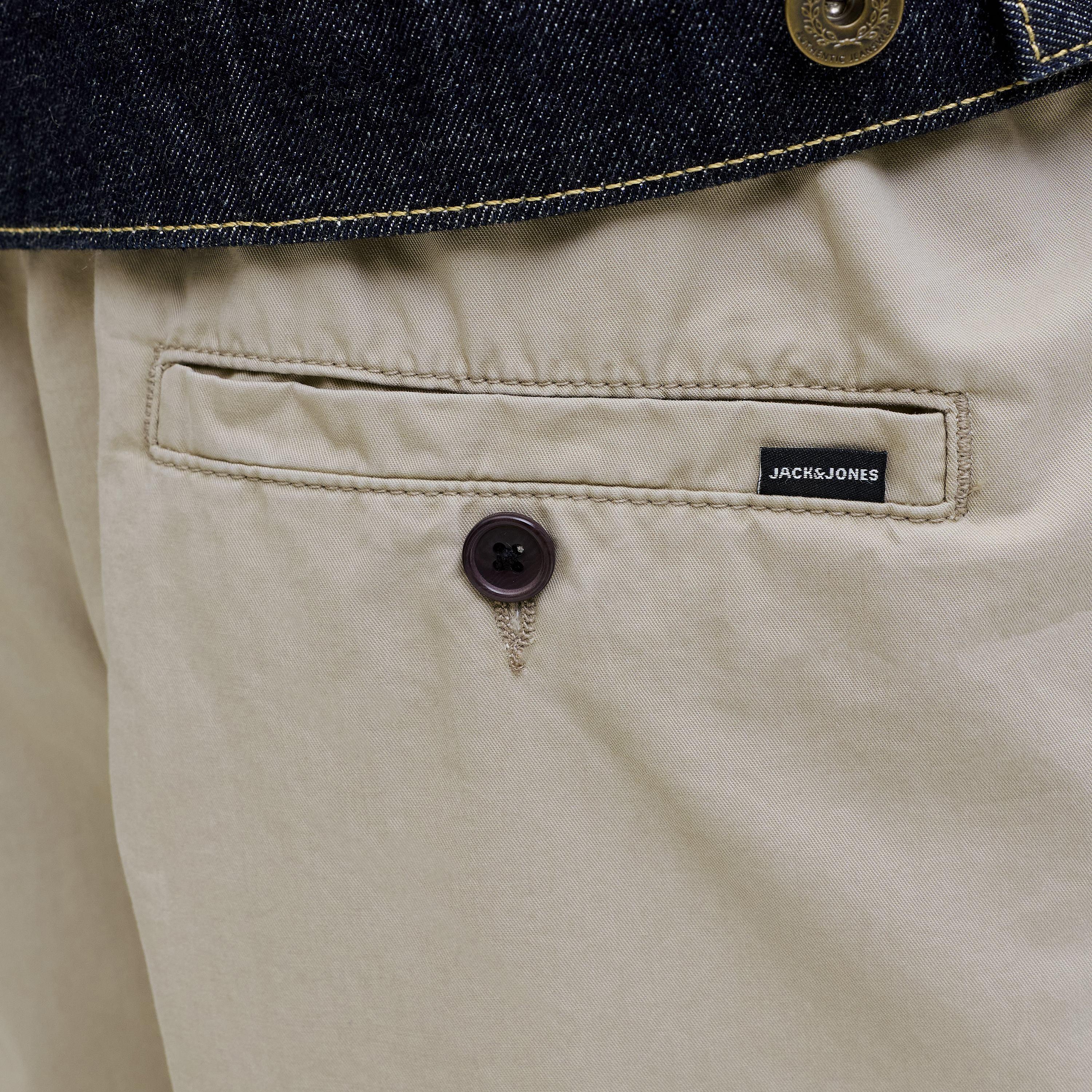 بنطلون رجالي سادة بخصر متوسط الارتفاع وقفل أزرار وسحاب من جاك آند جونز-men-clothing-bottoms-trousersandchinos-trousers-image-3