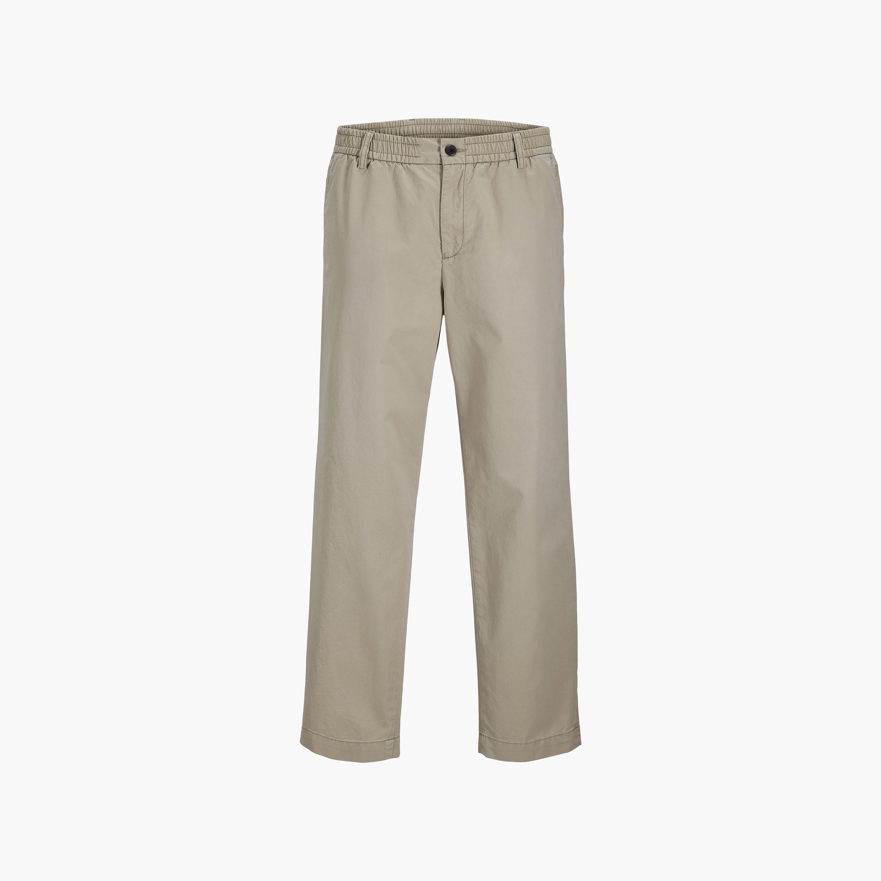 بنطلون رجالي سادة بخصر متوسط الارتفاع وقفل أزرار وسحاب من جاك آند جونز-men-clothing-bottoms-trousersandchinos-trousers-image-7