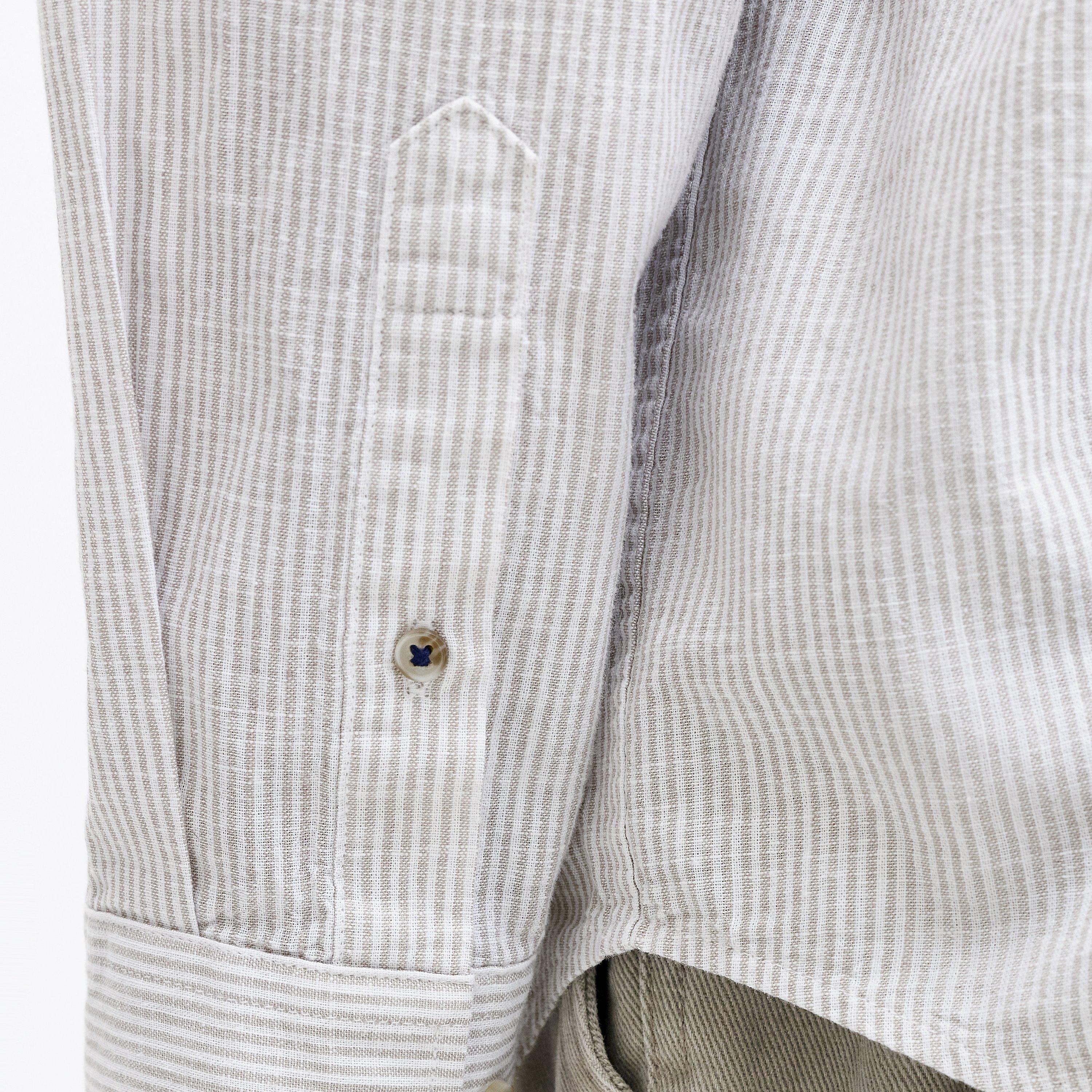 Jack & Jones Regular Fit Striped Spread Collar Long Sleeves Men's Shirt-men-clothing-shirts-image-6