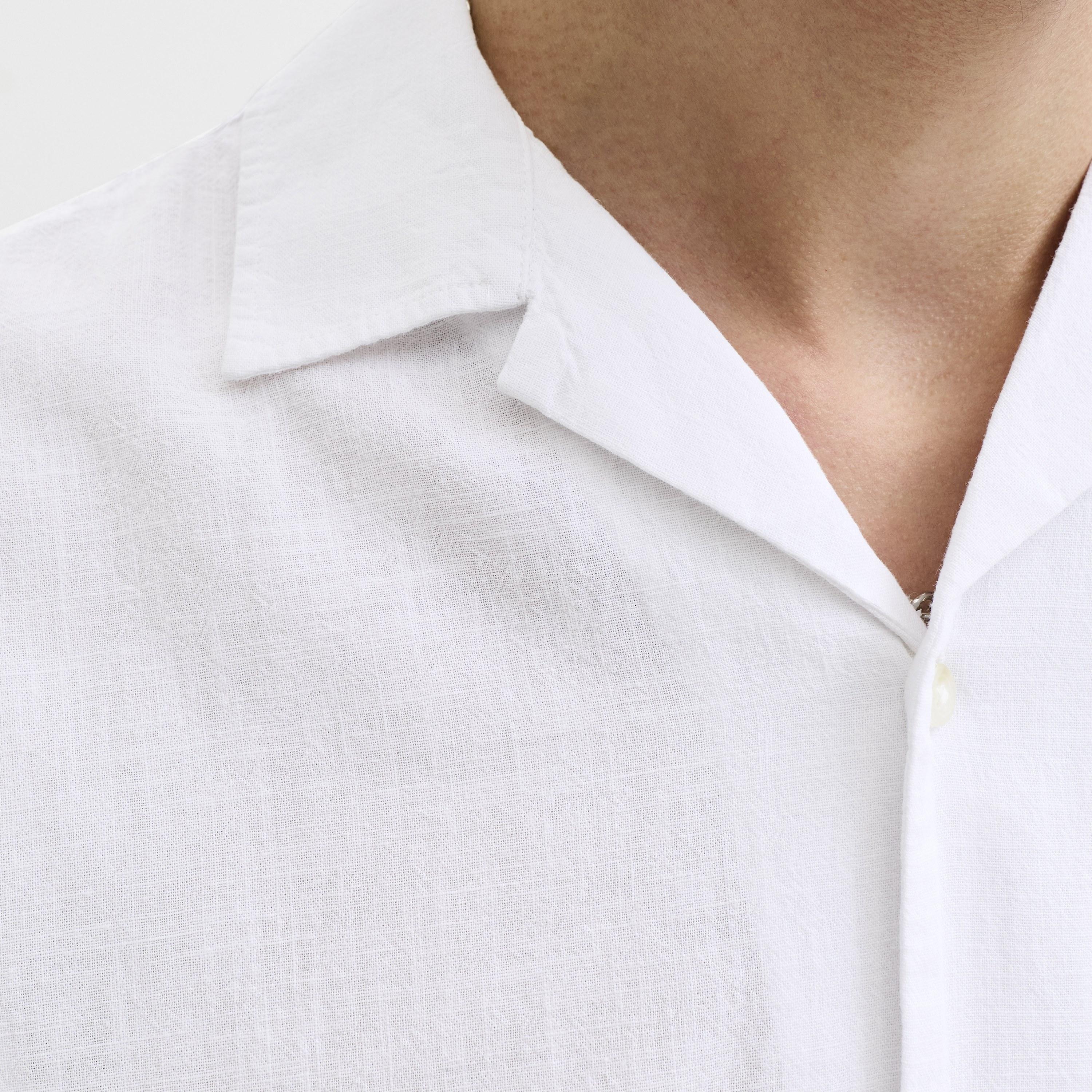 Jack & Jones Regular Fit Plain Resort Collar Short Sleeves Men's Shirt-men-clothing-shirts-image-5