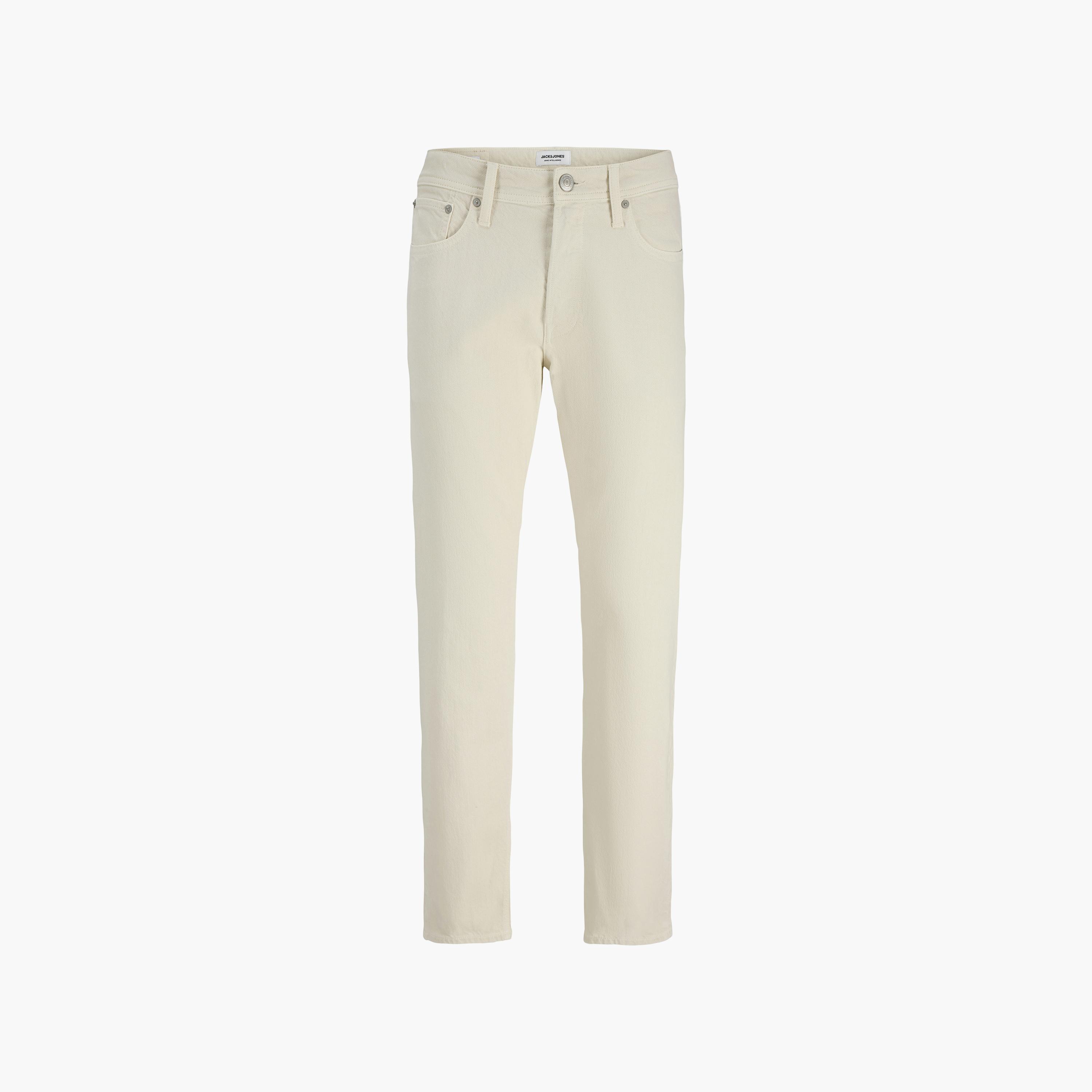 Jack & Jones Relaxed Fit Solid Washed Mid-Rise Men's Jeans-men-clothing-bottoms-jeans-image-6
