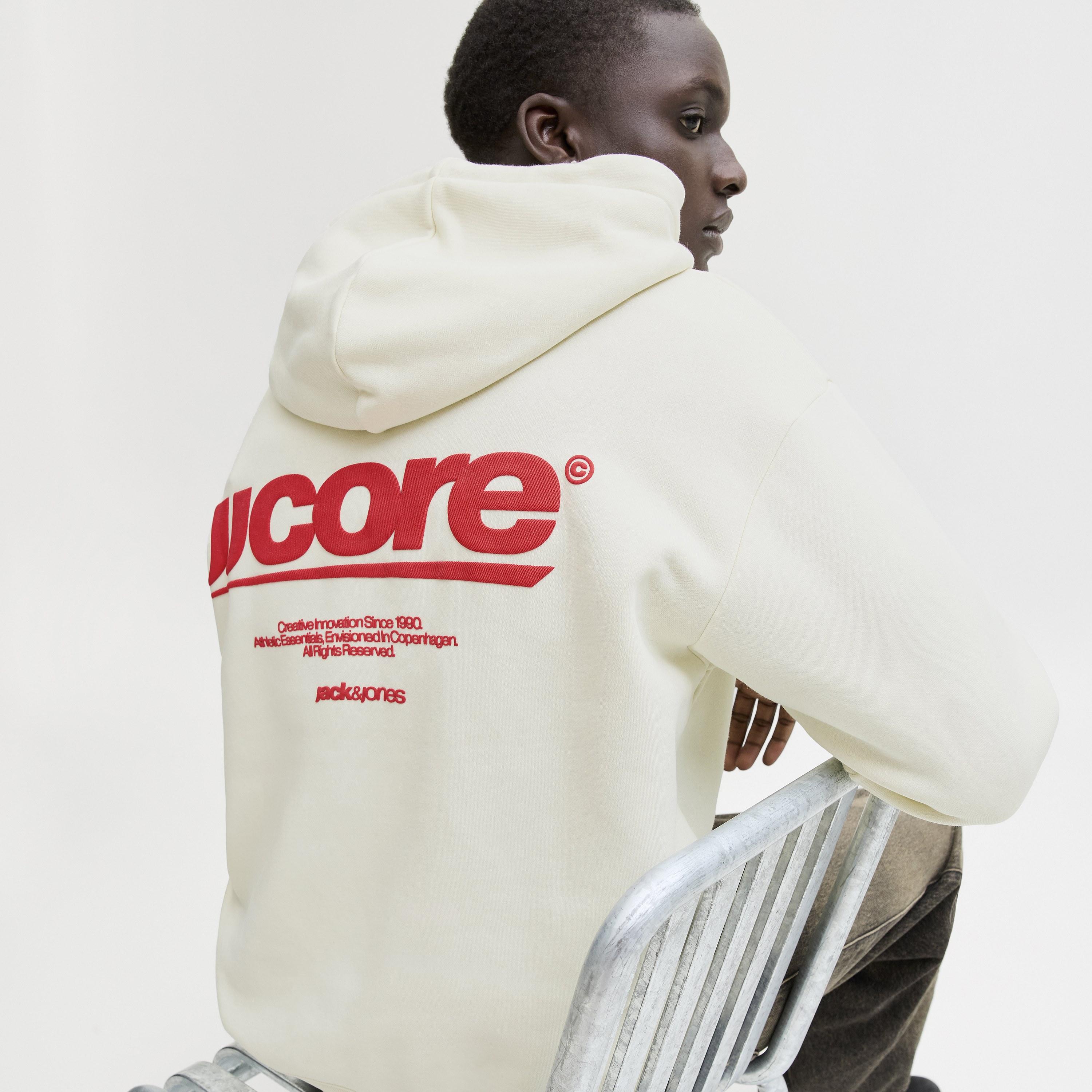 Jack & Jones Text-Print Hooded Neck Long Sleeves Men's Sweatshirt-men-winterwear-hoodiesandsweatshirts-image-3