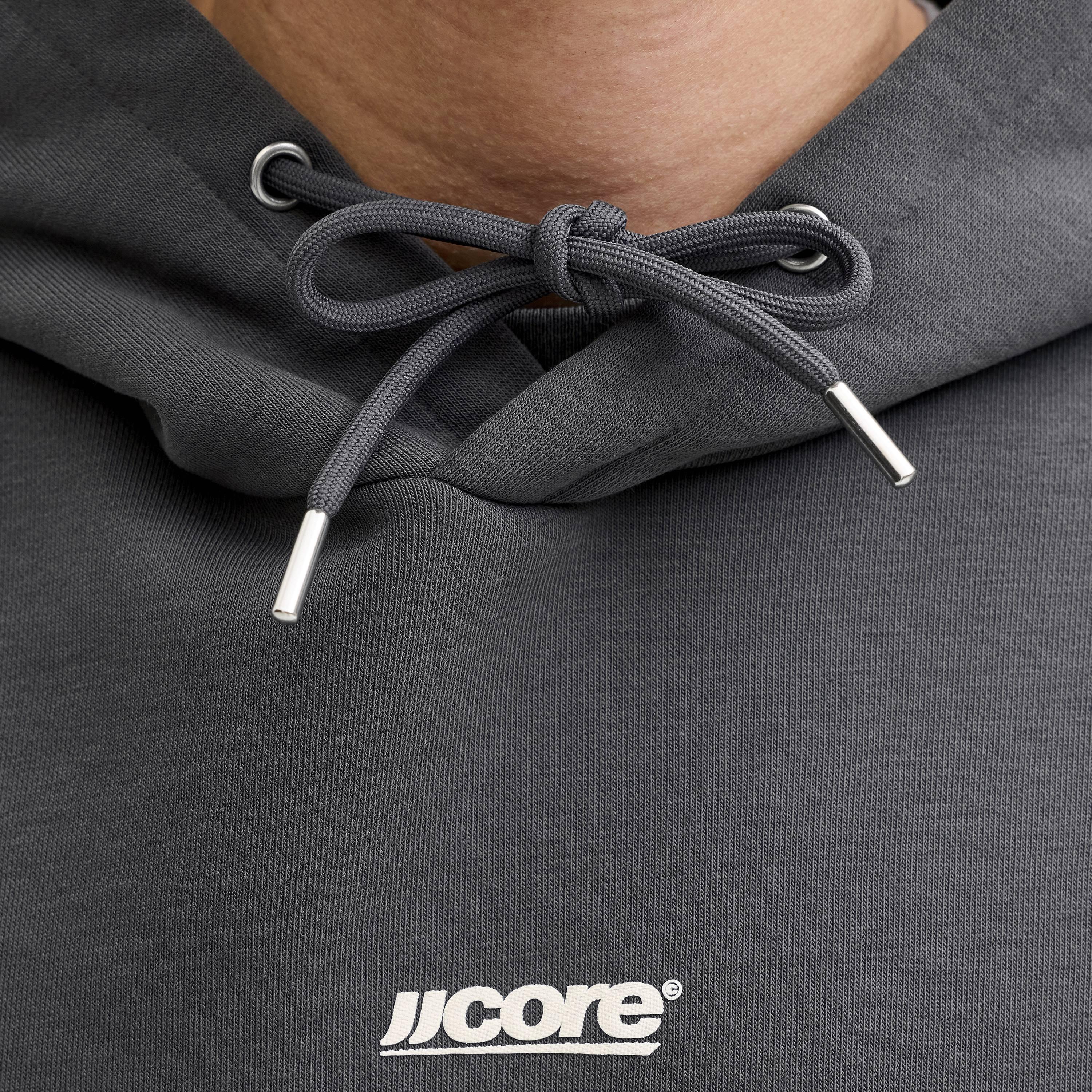 Jack & Jones Text-Print Hooded Neck Long Sleeves Men's Sweatshirt-men-winterwear-hoodiesandsweatshirts-image-3