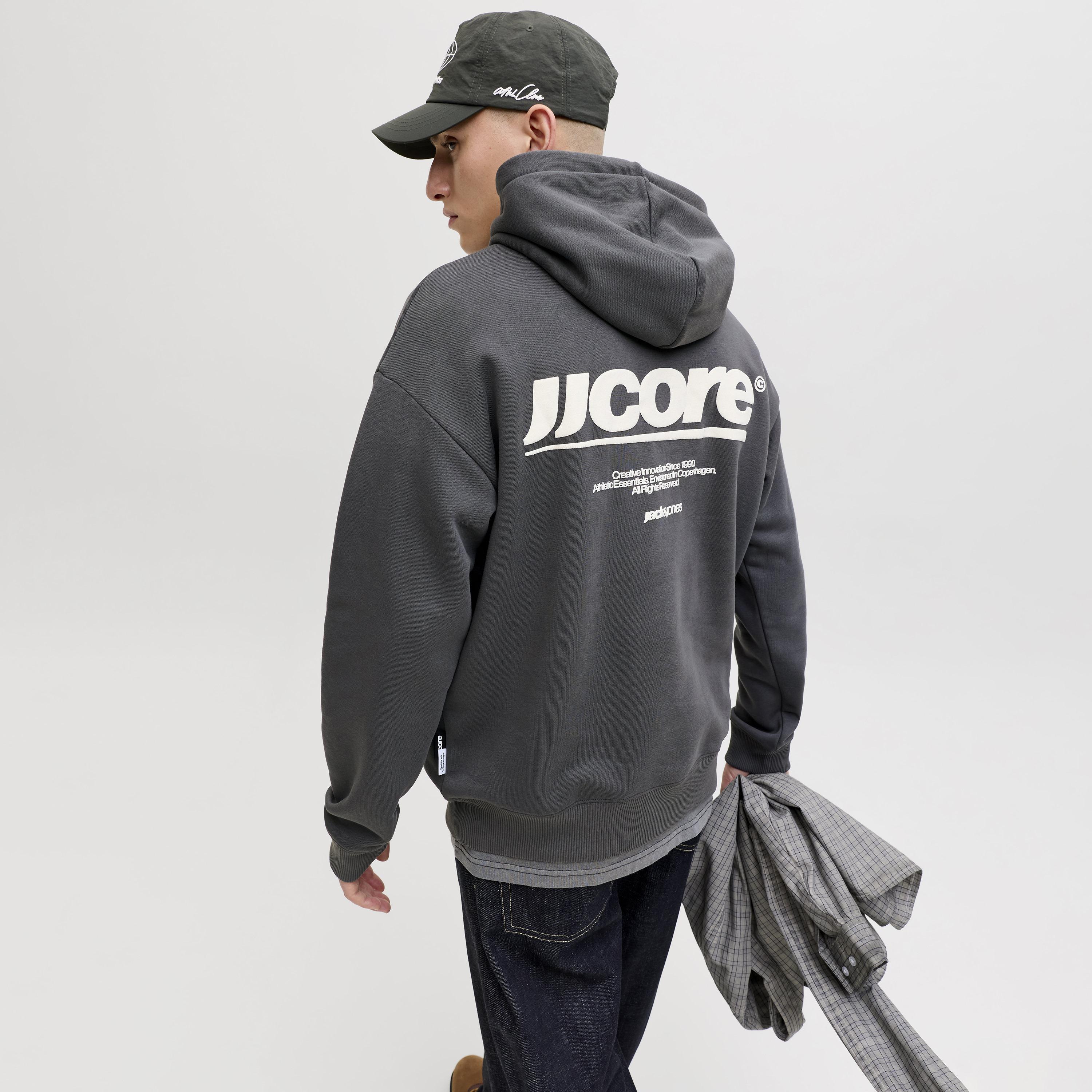 Jack & Jones Text-Print Hooded Neck Long Sleeves Men's Sweatshirt-men-winterwear-hoodiesandsweatshirts-image-5
