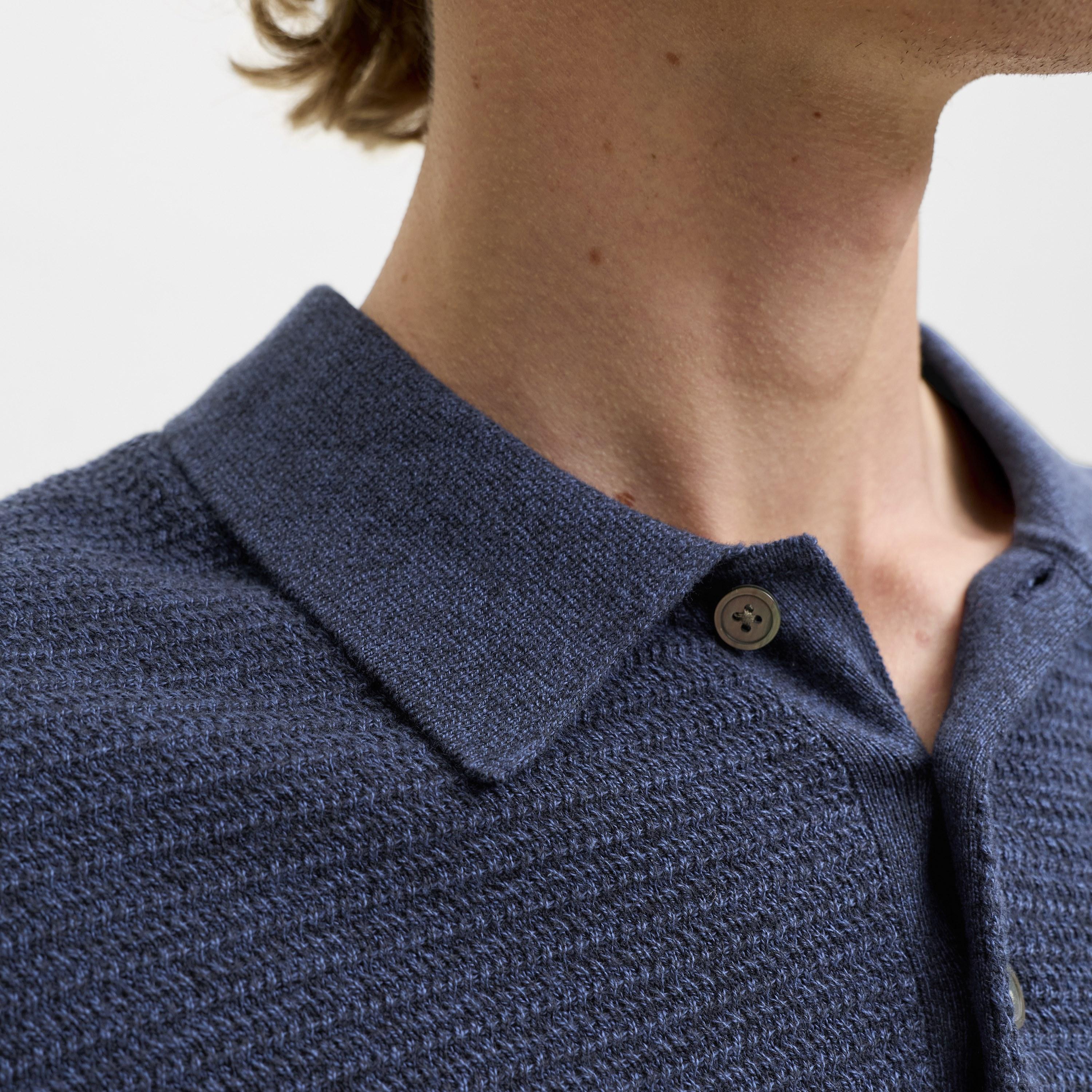 قميص بولو رجالي محبوك بأكمام قصيرة وياقة من جاك آند جونز-men-clothing-tshirtsandpolos-polos-image-6