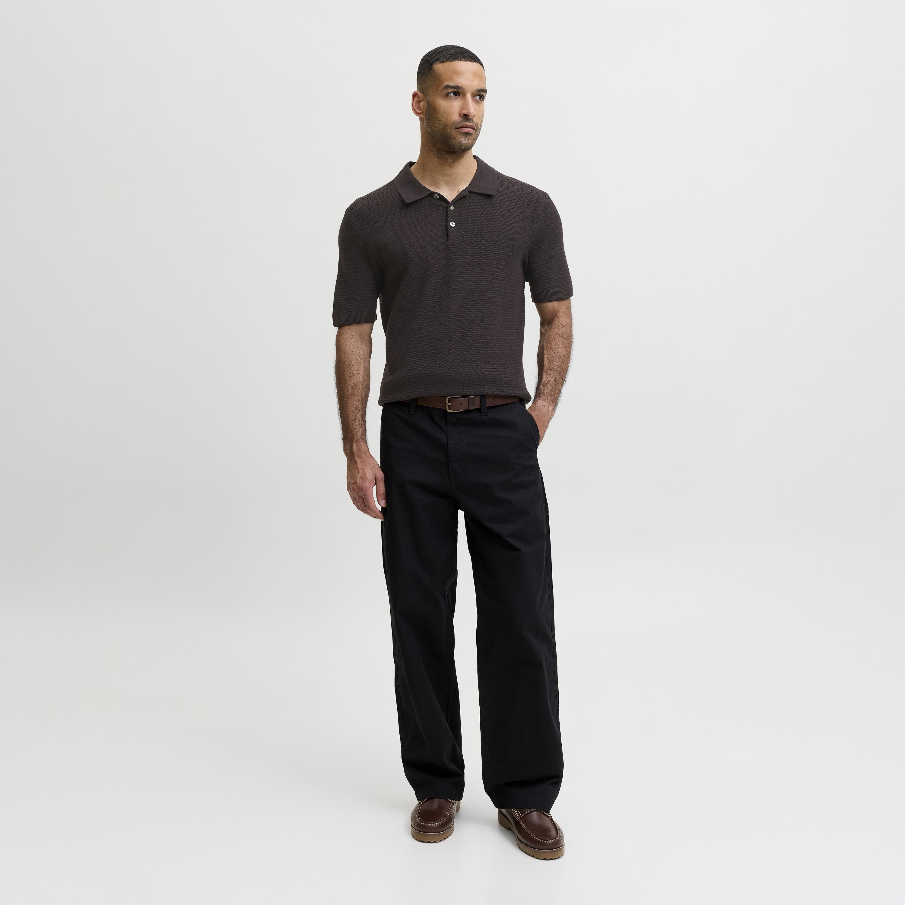 Jack & Jones Knitted Collared Short Sleeves Men's Polo T-Shirt-men-clothing-tshirtsandpolos-polos-image-2