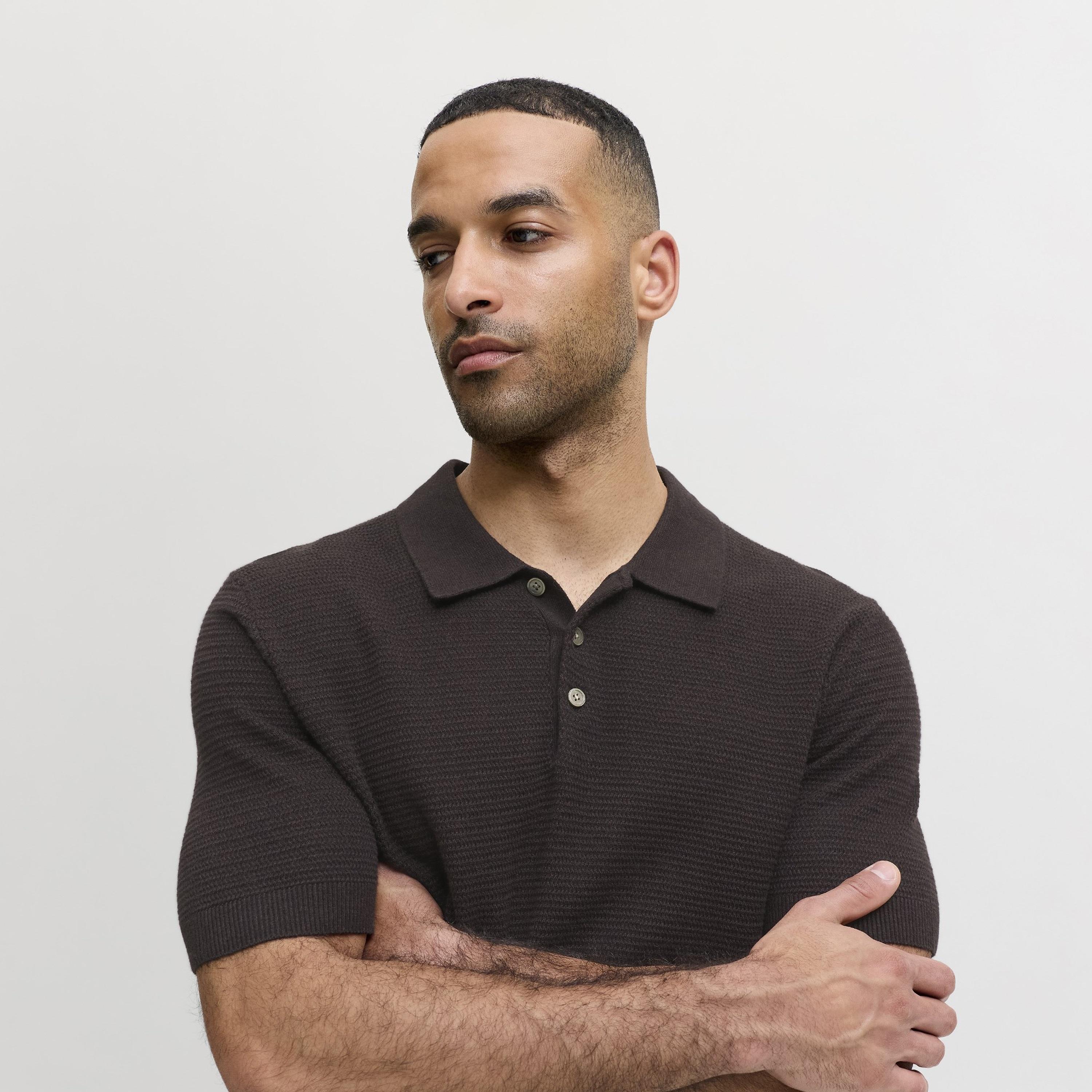 Jack & Jones Knitted Collared Short Sleeves Men's Polo T-Shirt-men-clothing-tshirtsandpolos-polos-image-3