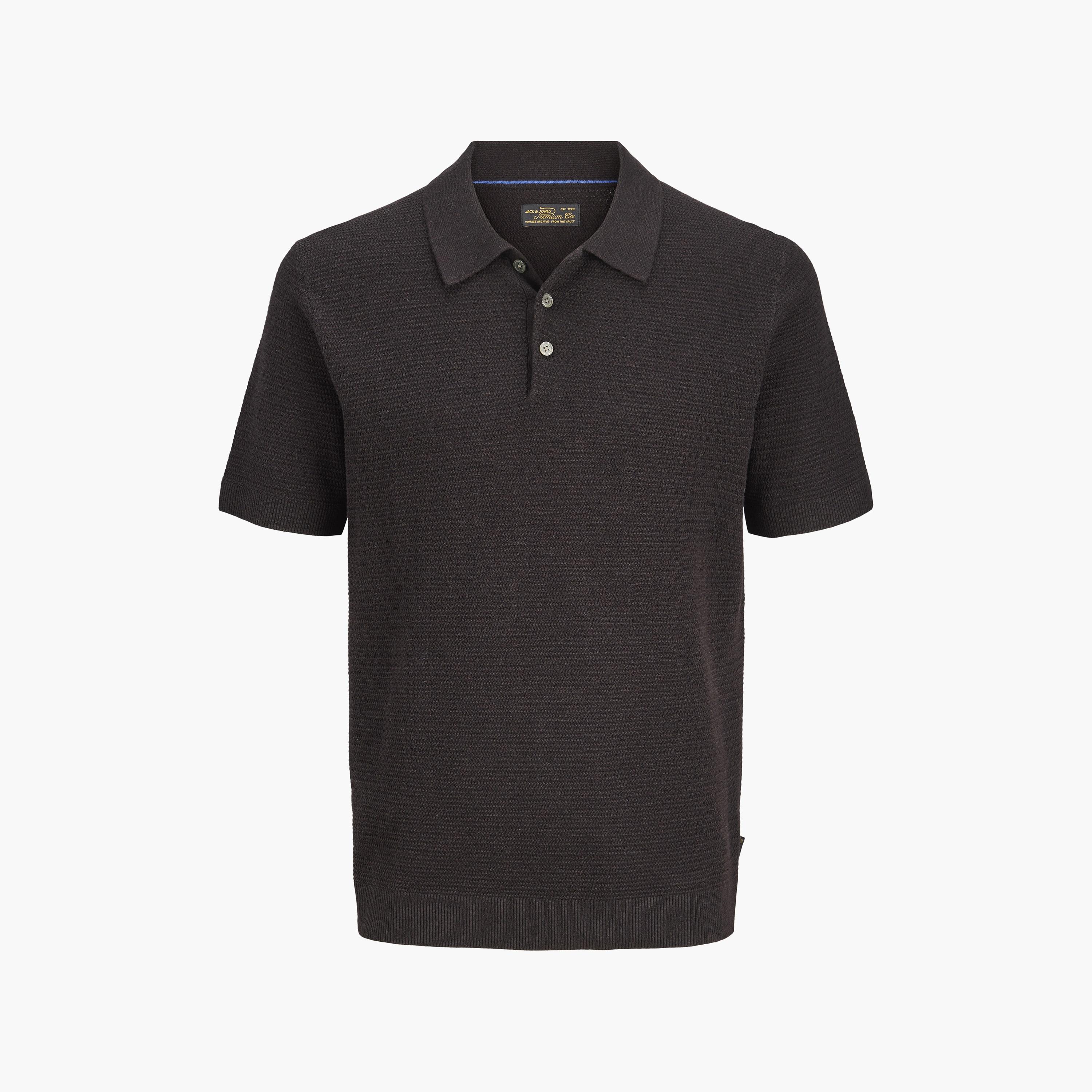 Jack & Jones Knitted Collared Short Sleeves Men's Polo T-Shirt-men-clothing-tshirtsandpolos-polos-image-7