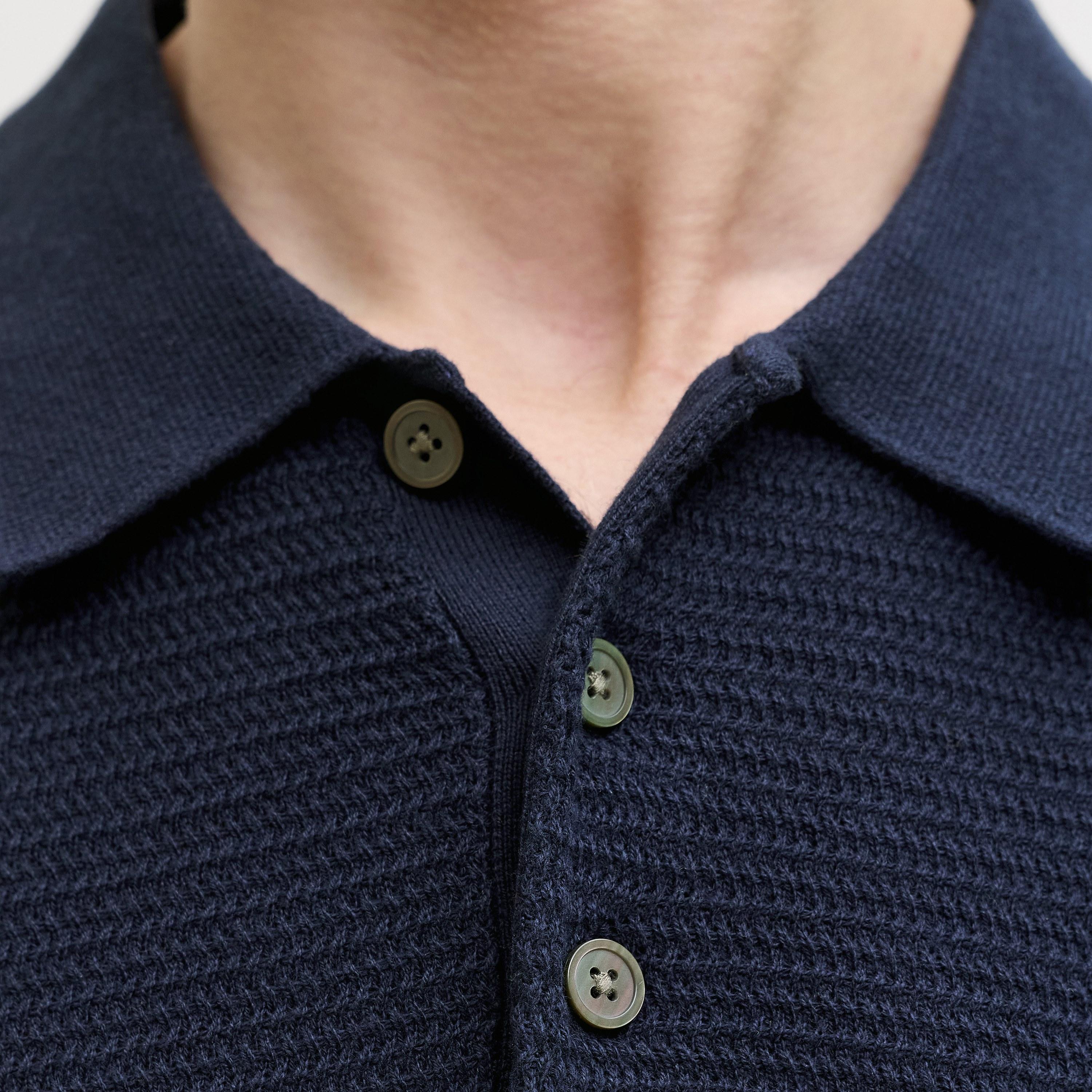 قميص بولو رجالي محبوك بأكمام قصيرة وياقة من جاك آند جونز-men-clothing-tshirtsandpolos-polos-image-5