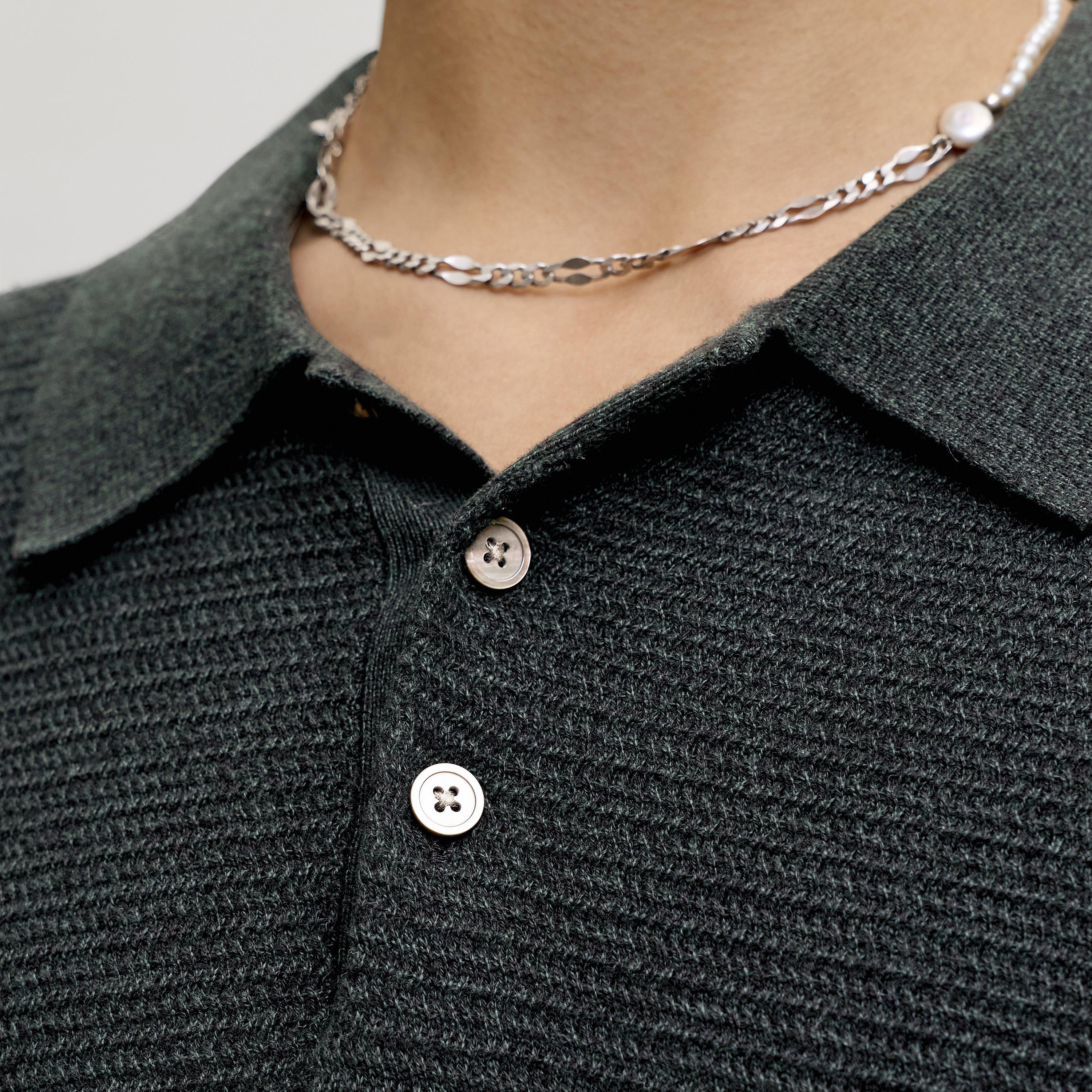 قميص بولو رجالي محبوك بأكمام قصيرة وياقة من جاك آند جونز-men-clothing-tshirtsandpolos-polos-image-5