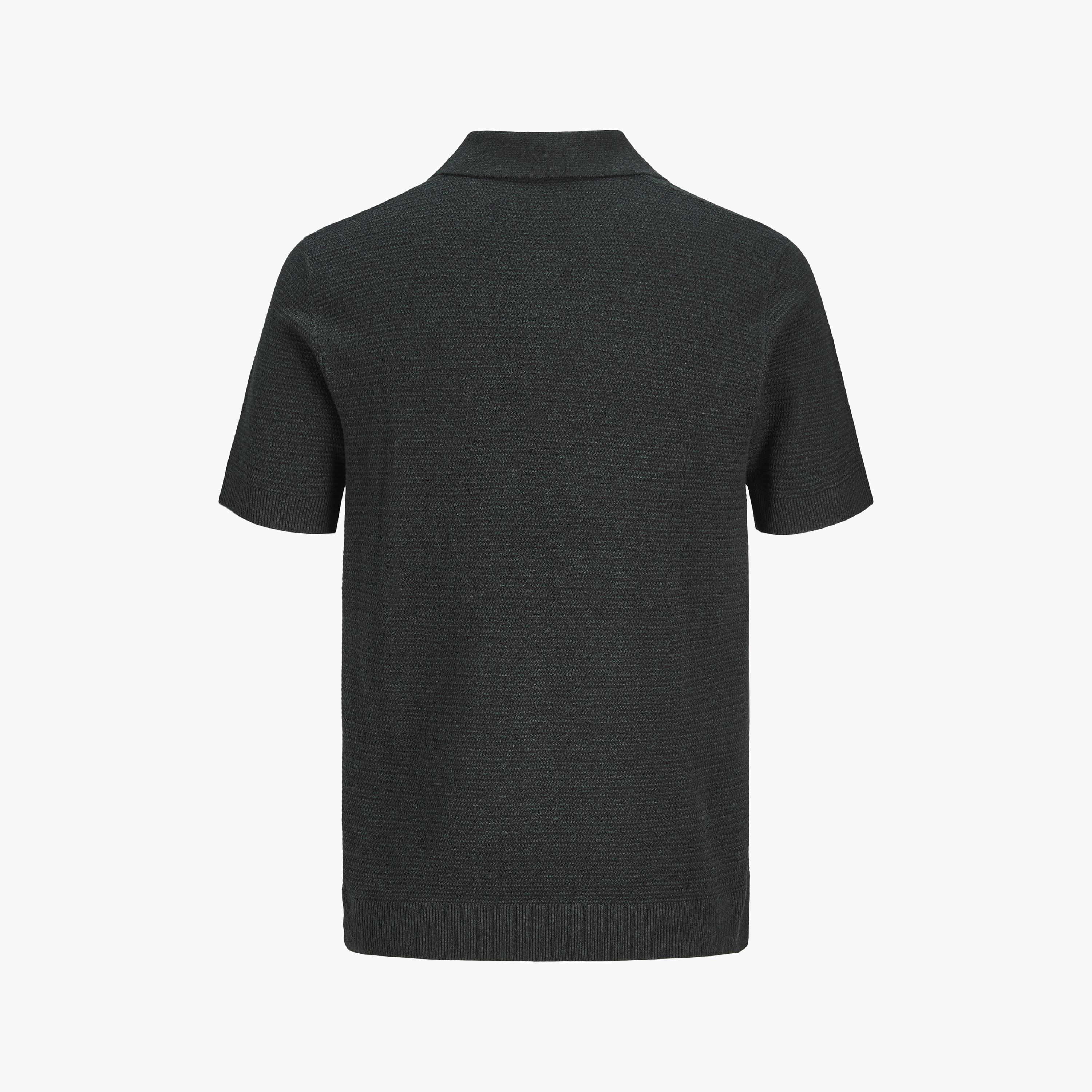 قميص بولو رجالي محبوك بأكمام قصيرة وياقة من جاك آند جونز-men-clothing-tshirtsandpolos-polos-image-8