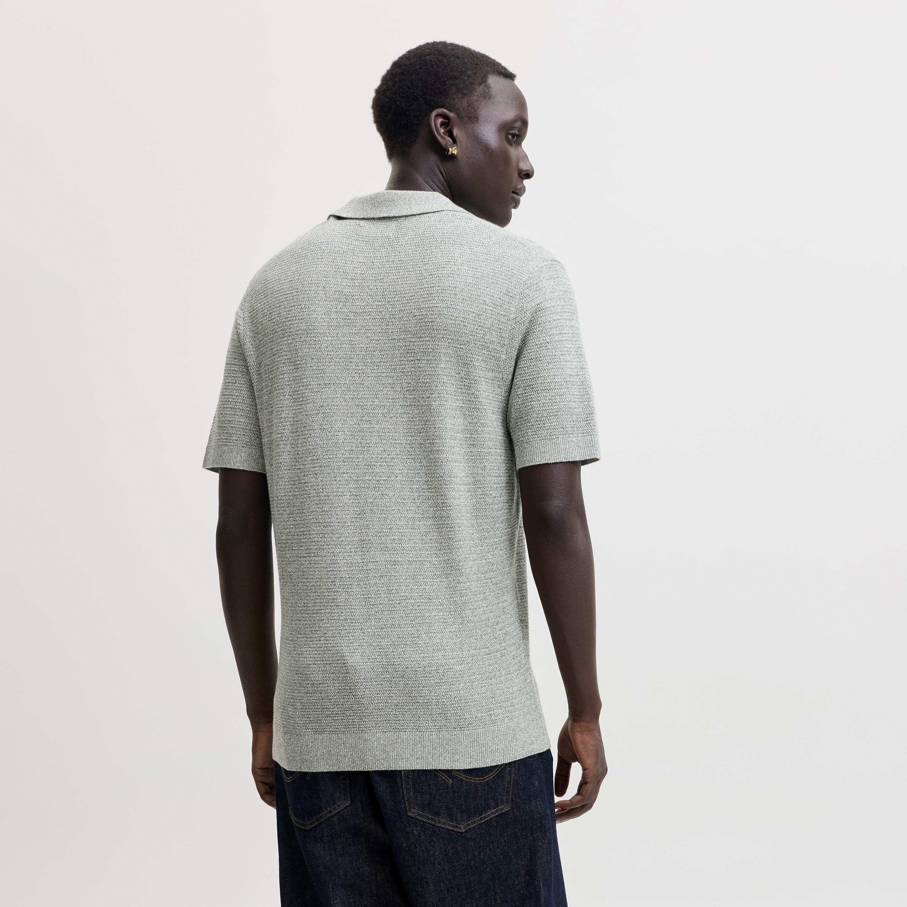 قميص بولو رجالي محبوك بأكمام قصيرة وياقة من جاك آند جونز-men-clothing-tshirtsandpolos-polos-image-11