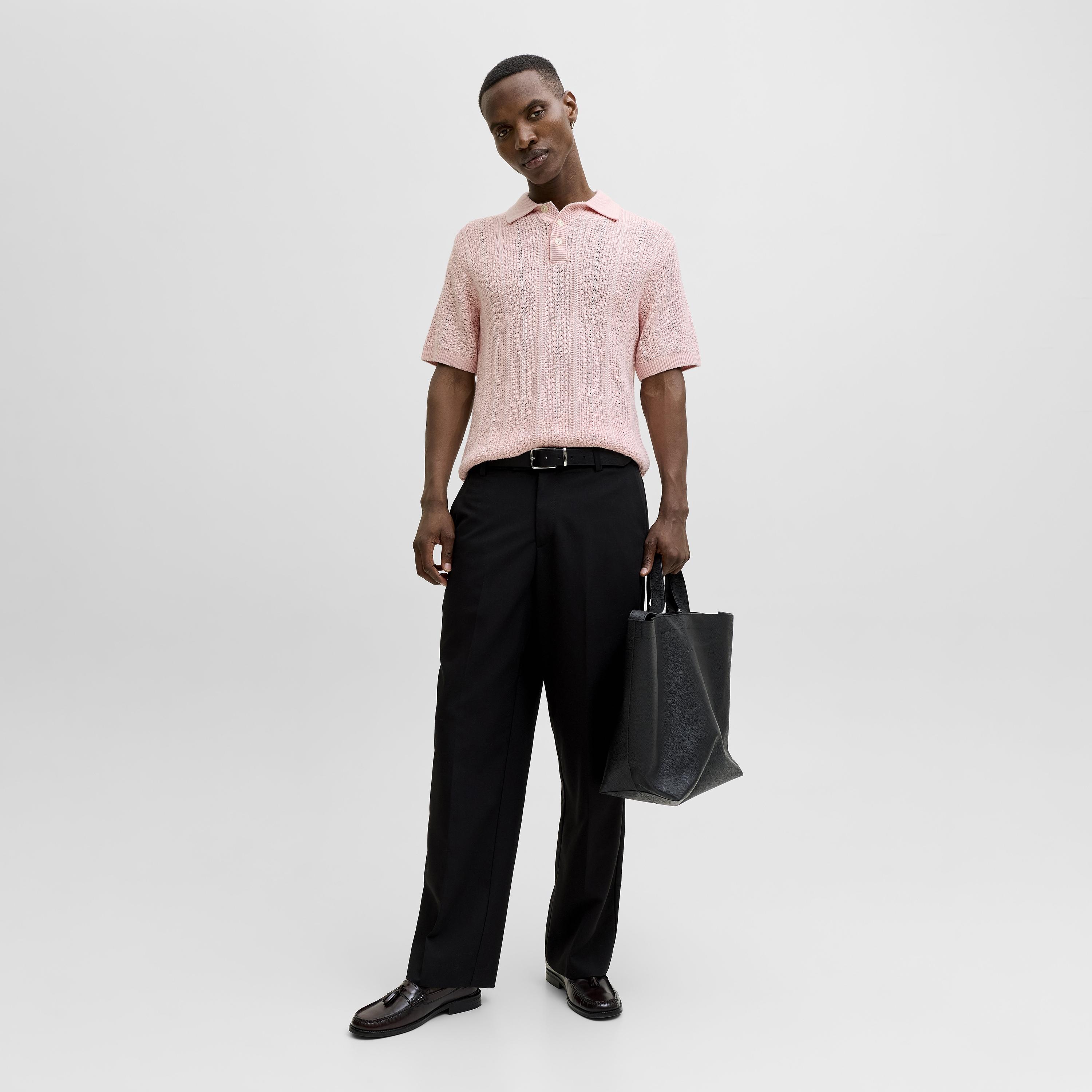 Jack & Jones Knitted Collared Short Sleeves Men's Polo T-Shirt-men-clothing-tshirtsandpolos-polos-image-10