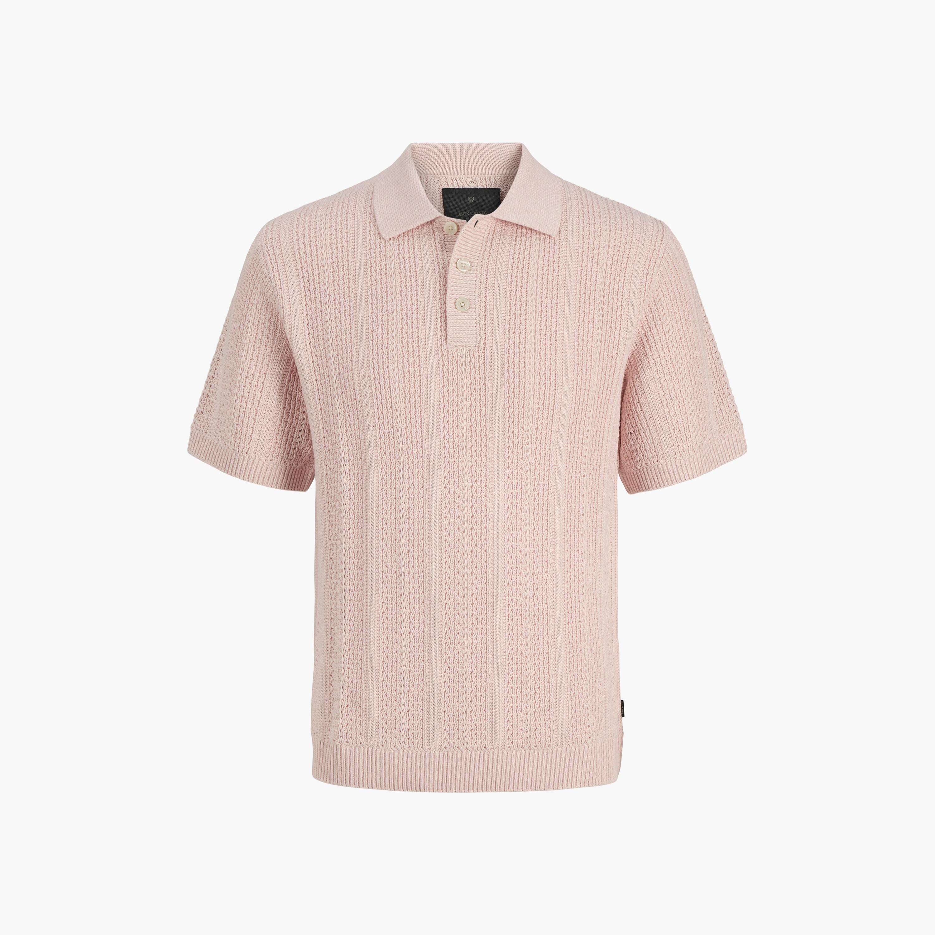 Jack & Jones Knitted Collared Short Sleeves Men's Polo T-Shirt-men-clothing-tshirtsandpolos-polos-image-15