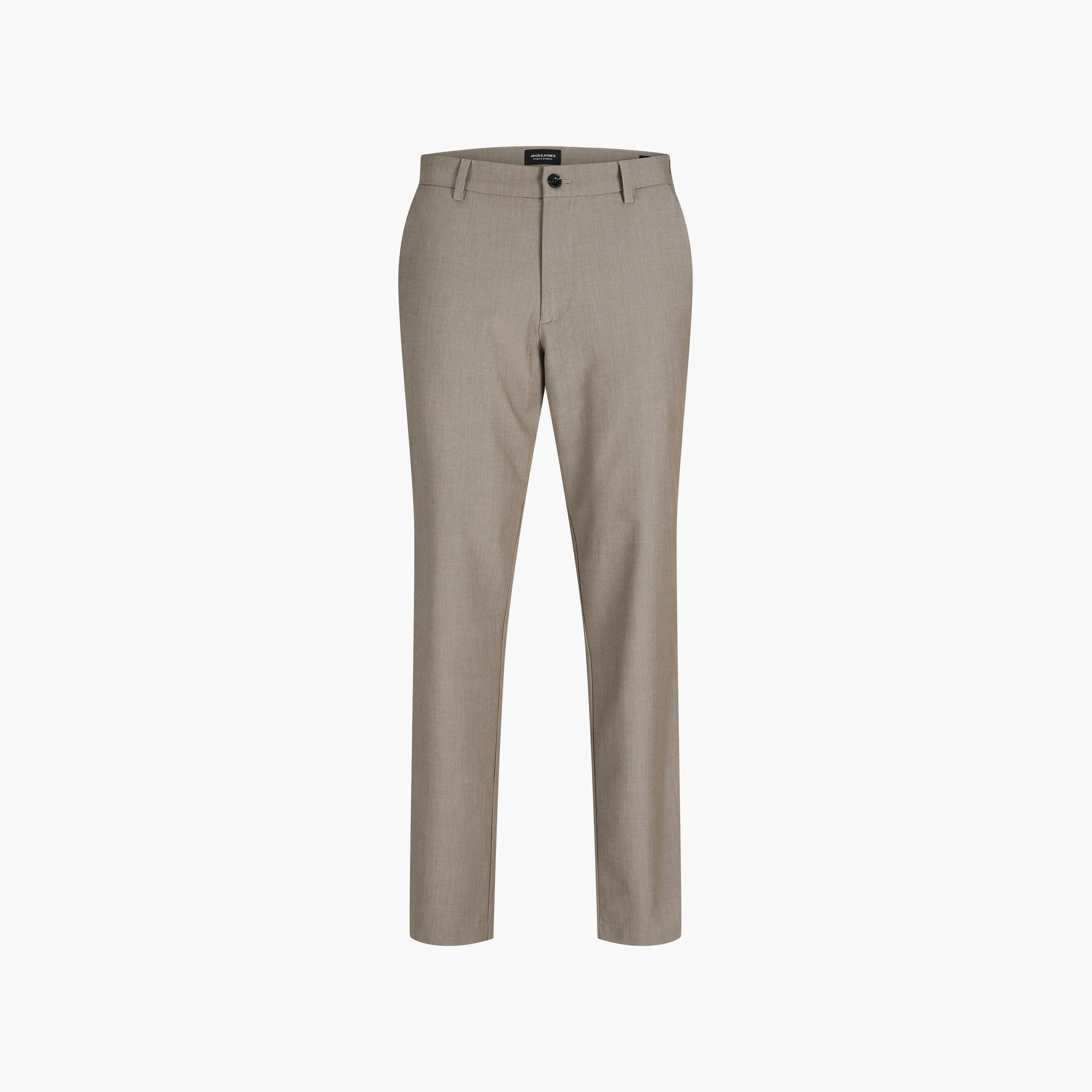 بنطلون رجالي سادة بخصر متوسط الارتفاع وقفل أزرار وسحاب من جاك آند جونز-men-clothing-bottoms-trousersandchinos-trousers-image-6