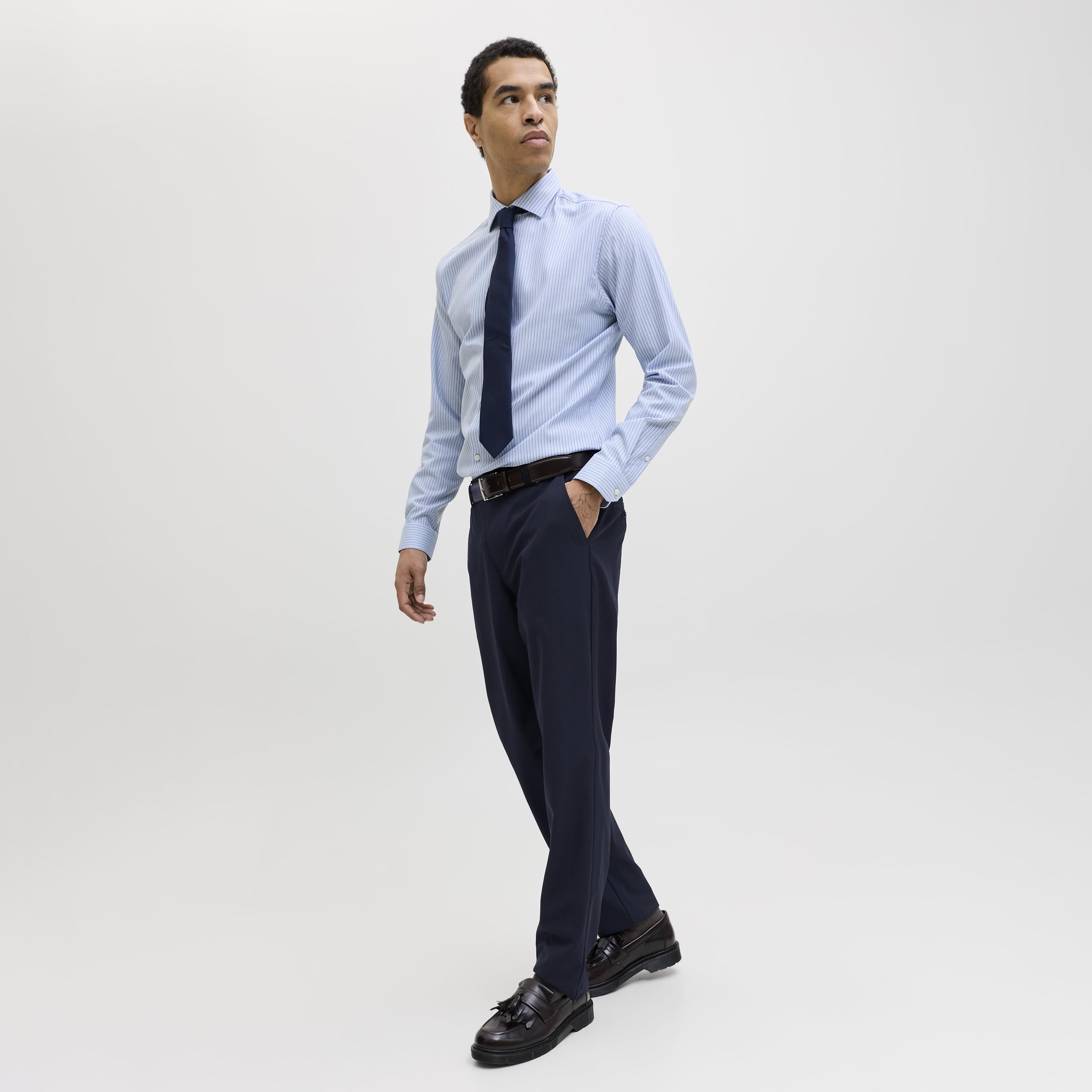 بنطلون رجالي سادة بخصر متوسط الارتفاع وقفل أزرار وسحاب من جاك آند جونز-men-clothing-bottoms-trousersandchinos-trousers-image-20