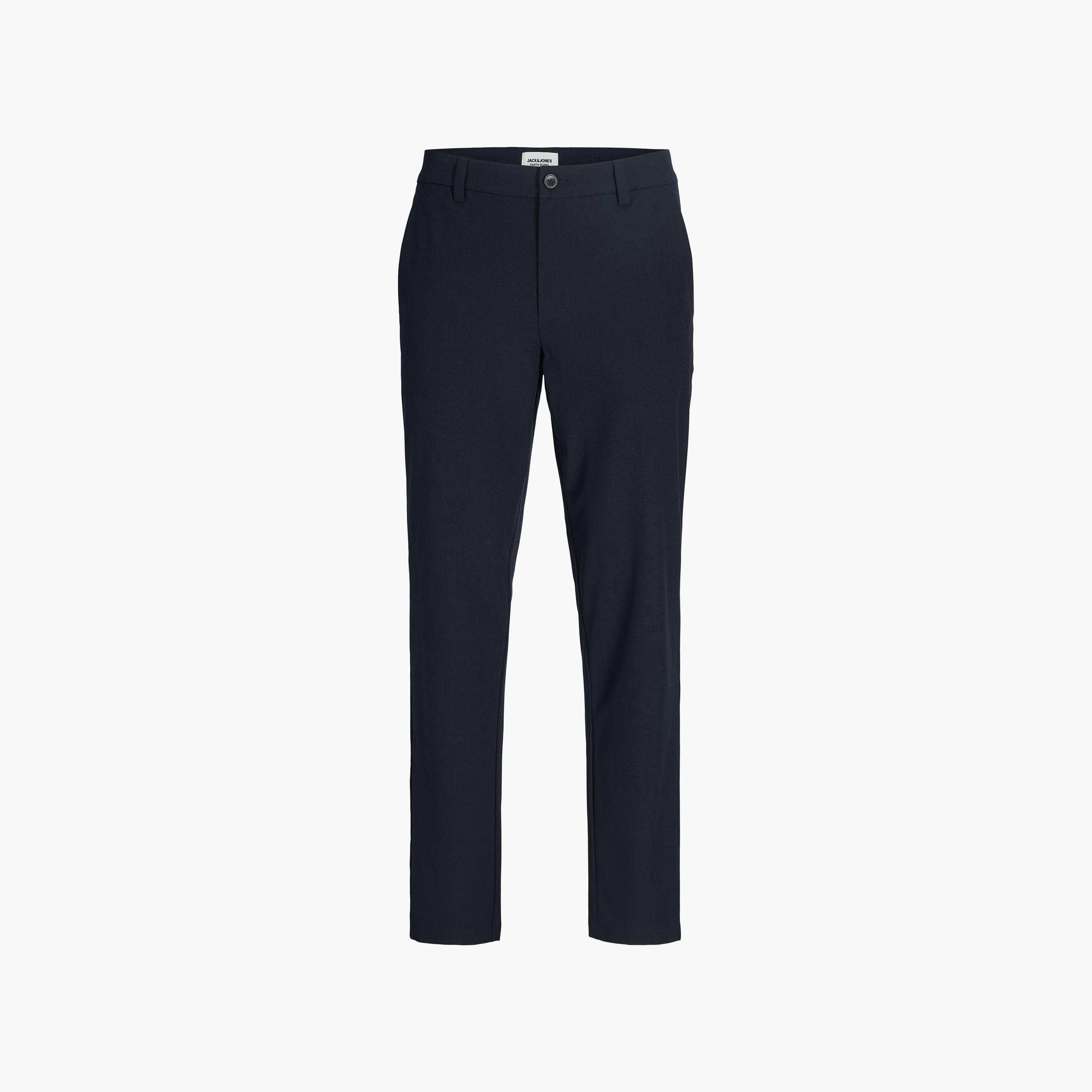 بنطلون رجالي سادة بخصر متوسط الارتفاع وقفل أزرار وسحاب من جاك آند جونز-men-clothing-bottoms-trousersandchinos-trousers-image-21