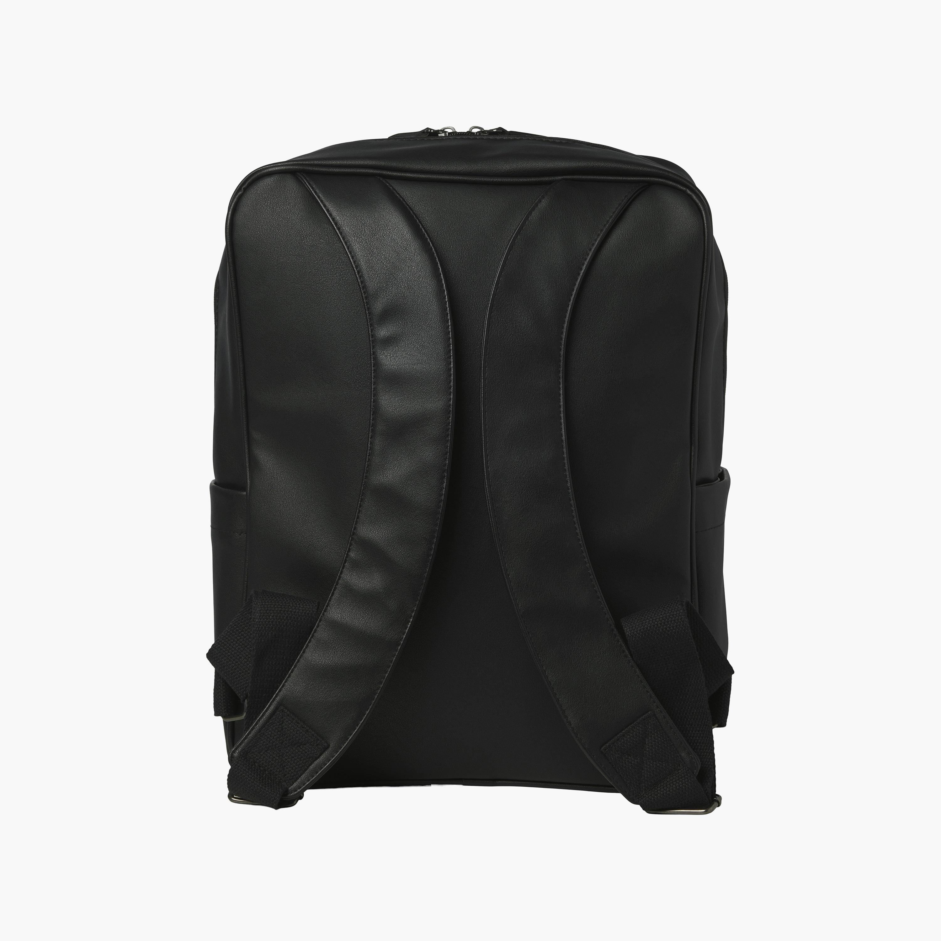 Jack & Jones Plain Men's Backpack with Zip Closure & Adjustable Shoulder Straps | LWH : 241734 CM-men-bags-image-3