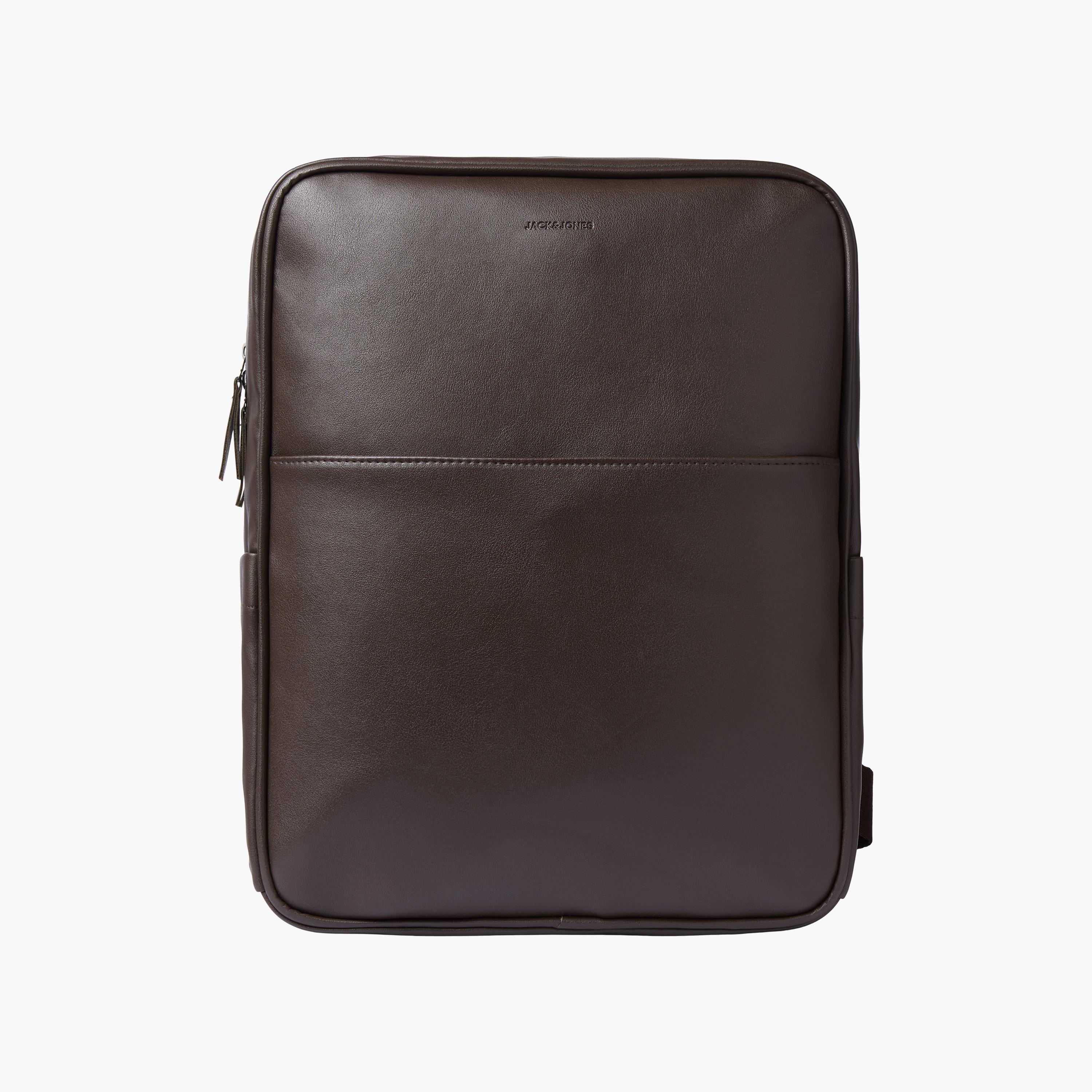 Jack & Jones Plain Men's Backpack with Zip Closure & Adjustable Shoulder Straps | LWH : 241734 CM-men-bags-image-9