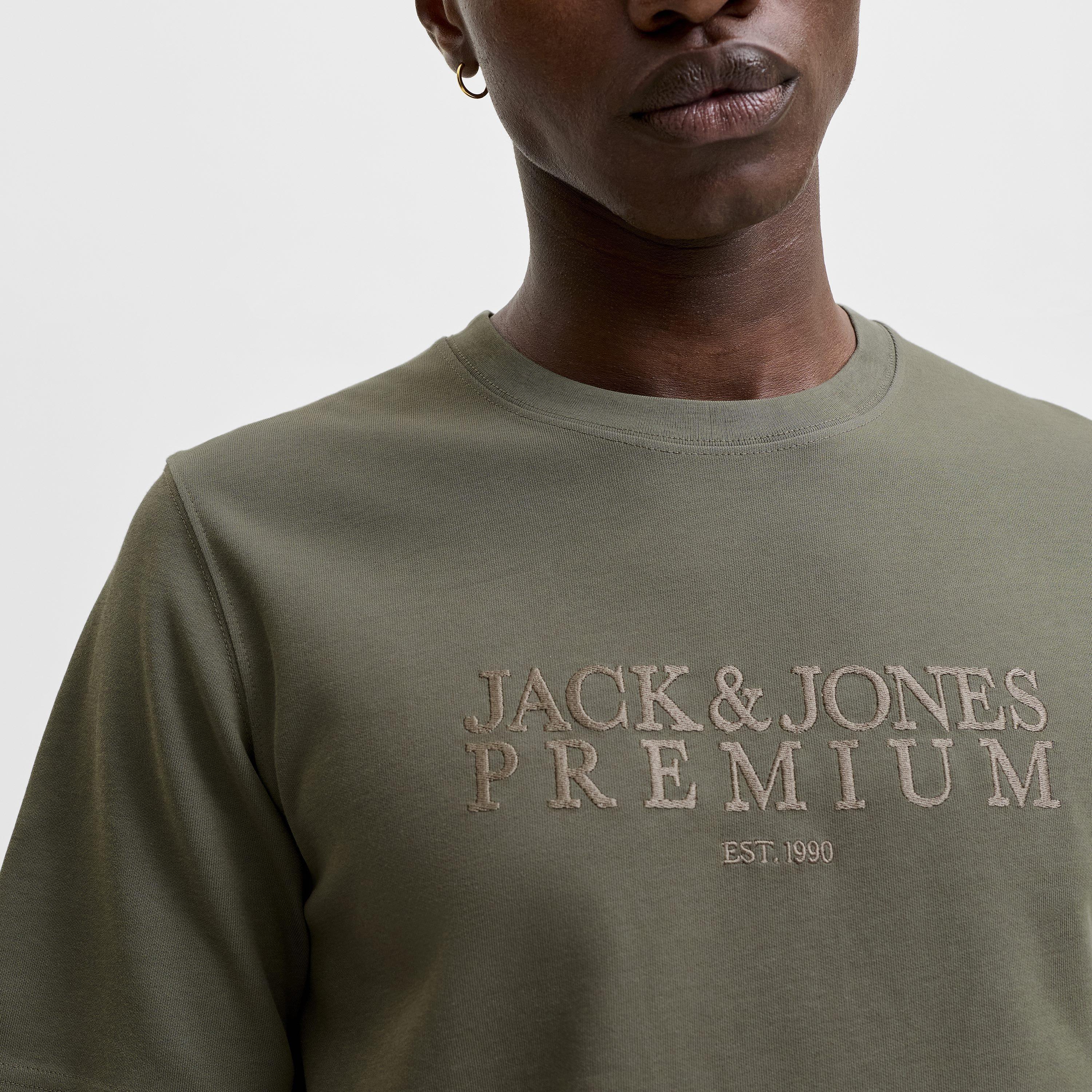 Jack & Jones Typographic Print Round Neck Short Sleeves Men's T-Shirt-men-clothing-tshirtsandpolos-tshirts-image-8