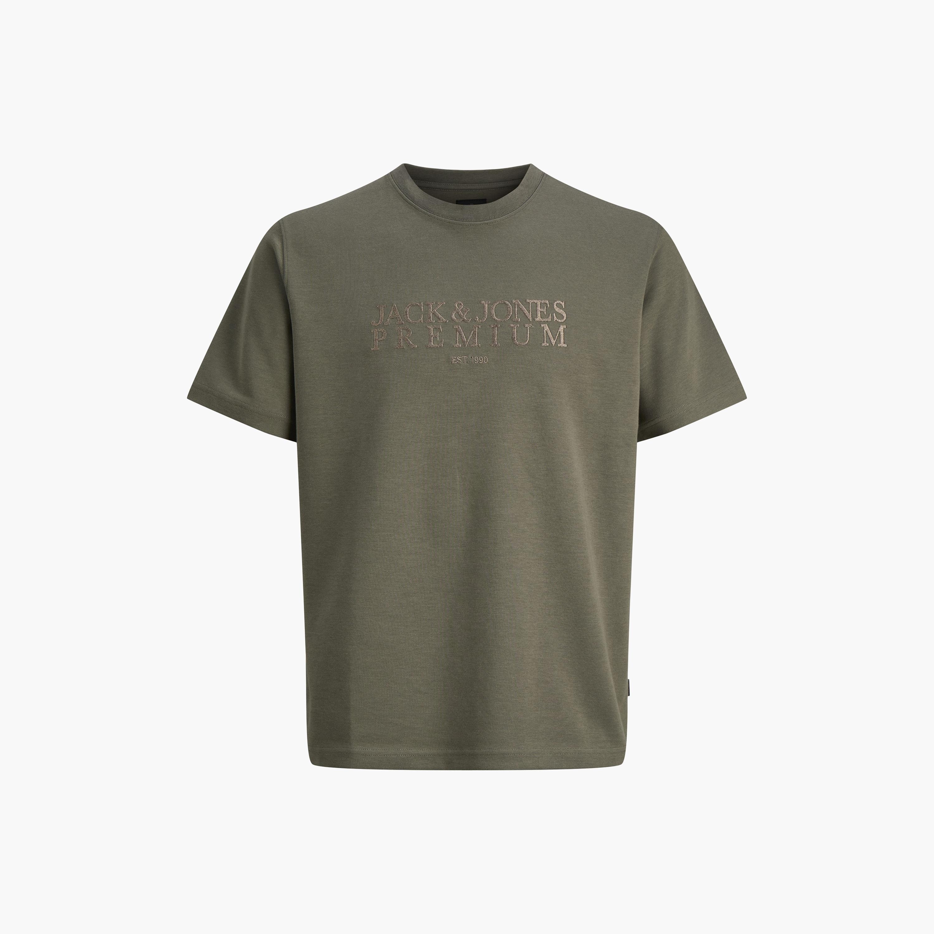 Jack & Jones Typographic Print Round Neck Short Sleeves Men's T-Shirt-men-clothing-tshirtsandpolos-tshirts-image-12