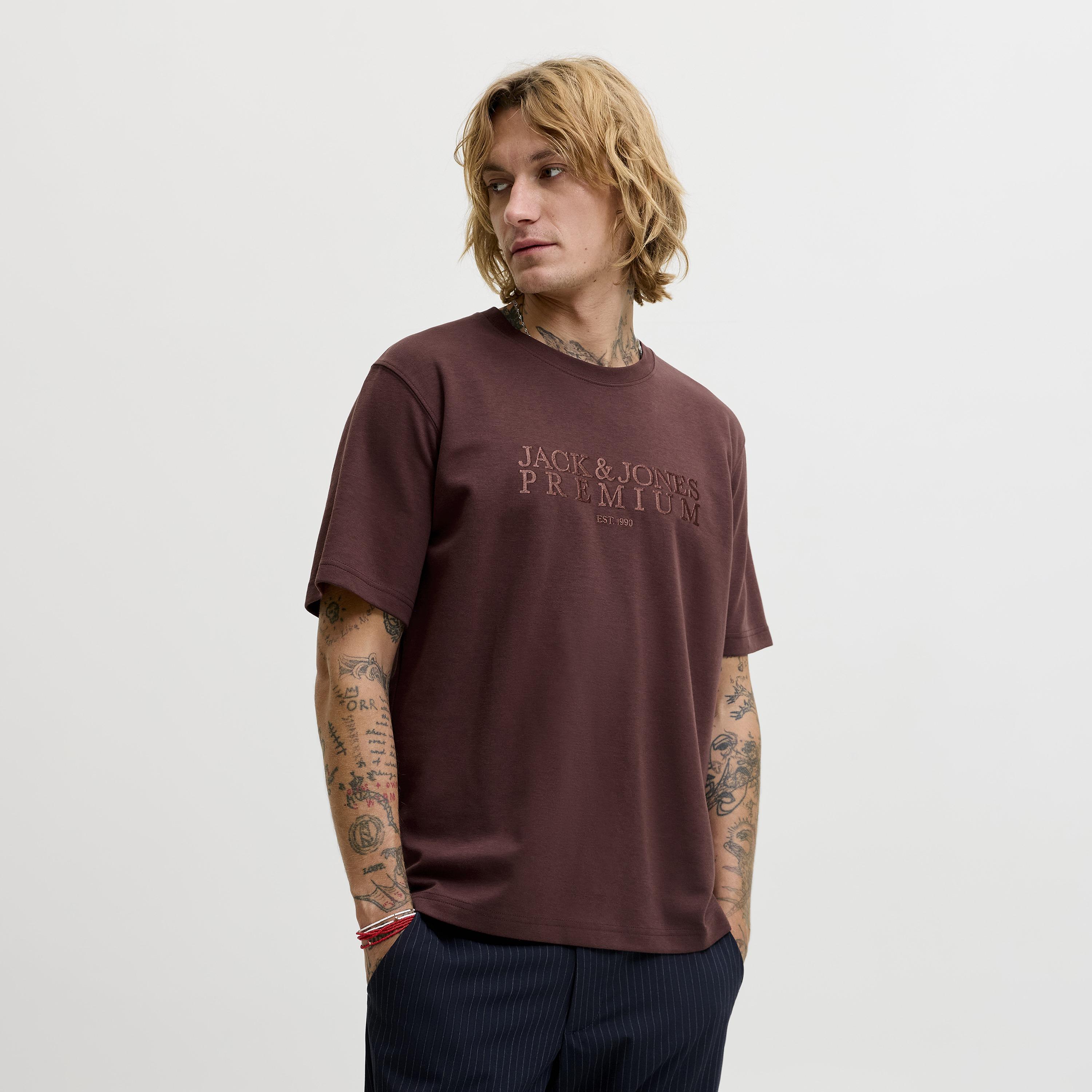 Jack & Jones Typographic Print Round Neck Short Sleeves Men's T-Shirt-men-clothing-tshirtsandpolos-tshirts-image-20