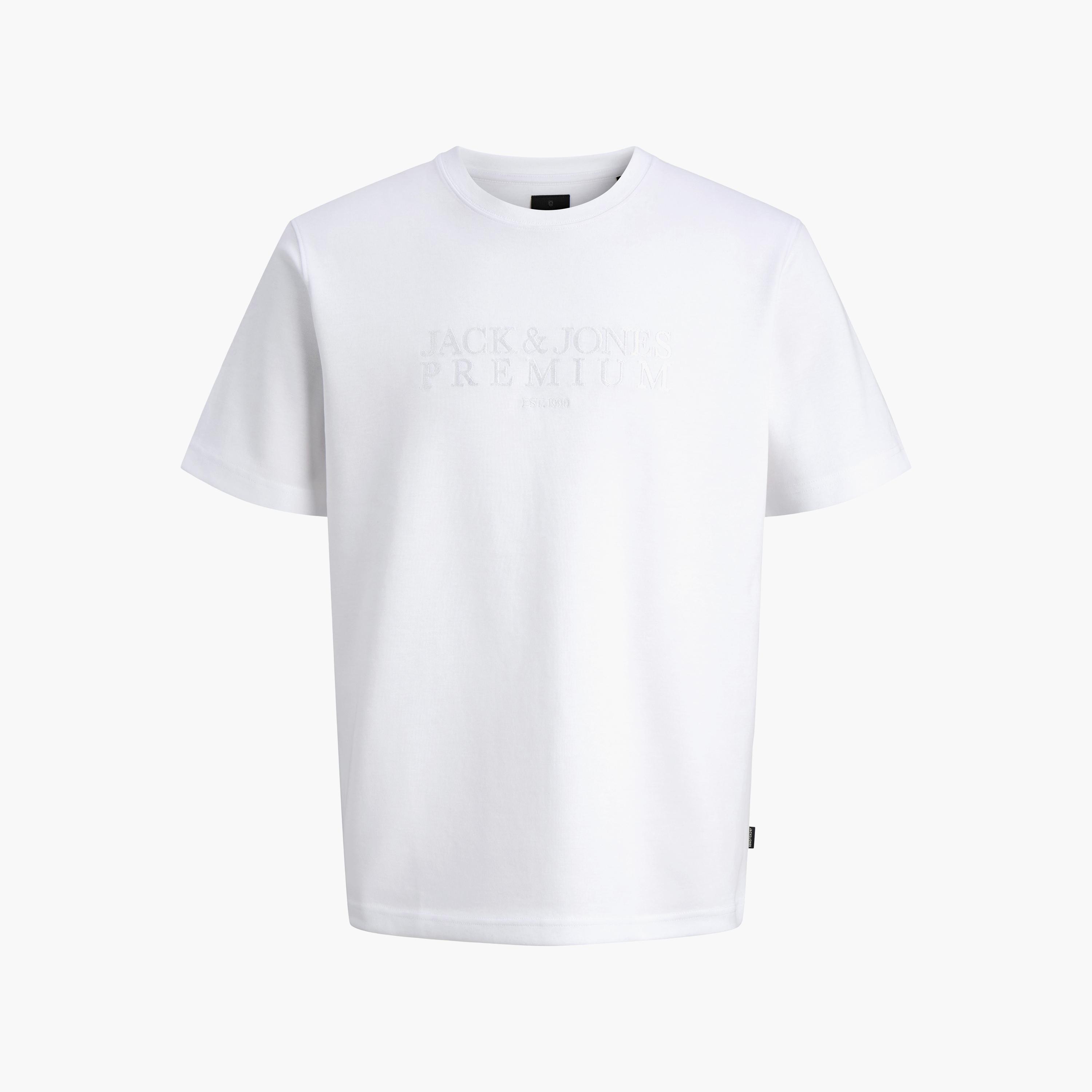 Jack & Jones Typographic Print Round Neck Short Sleeves Men's T-Shirt-men-clothing-tshirtsandpolos-tshirts-image-5