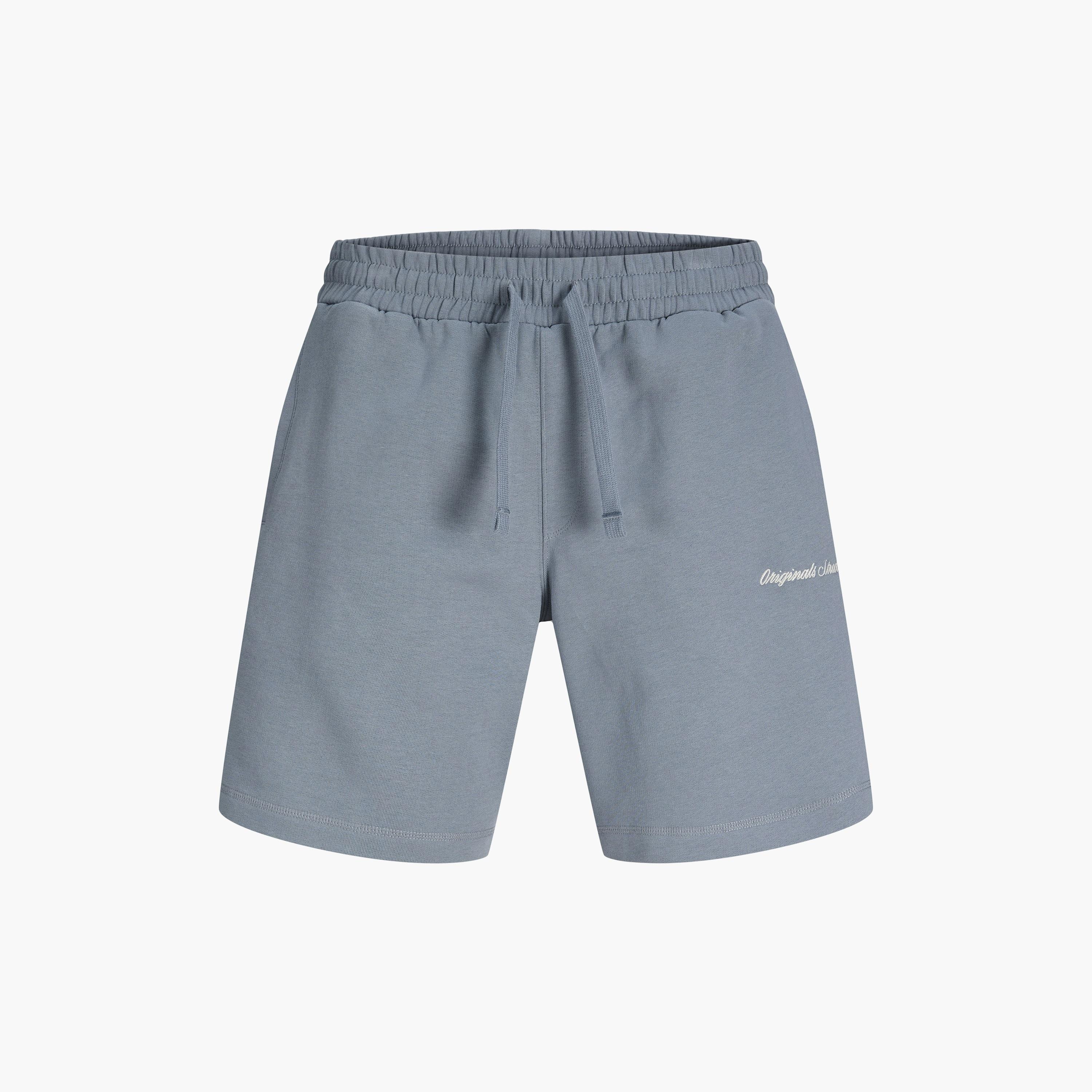Jack & Jones Plain Mid-Rise Elasticated Drawstring Waist Men's Shorts-men-clothing-bottoms-shorts-image-7