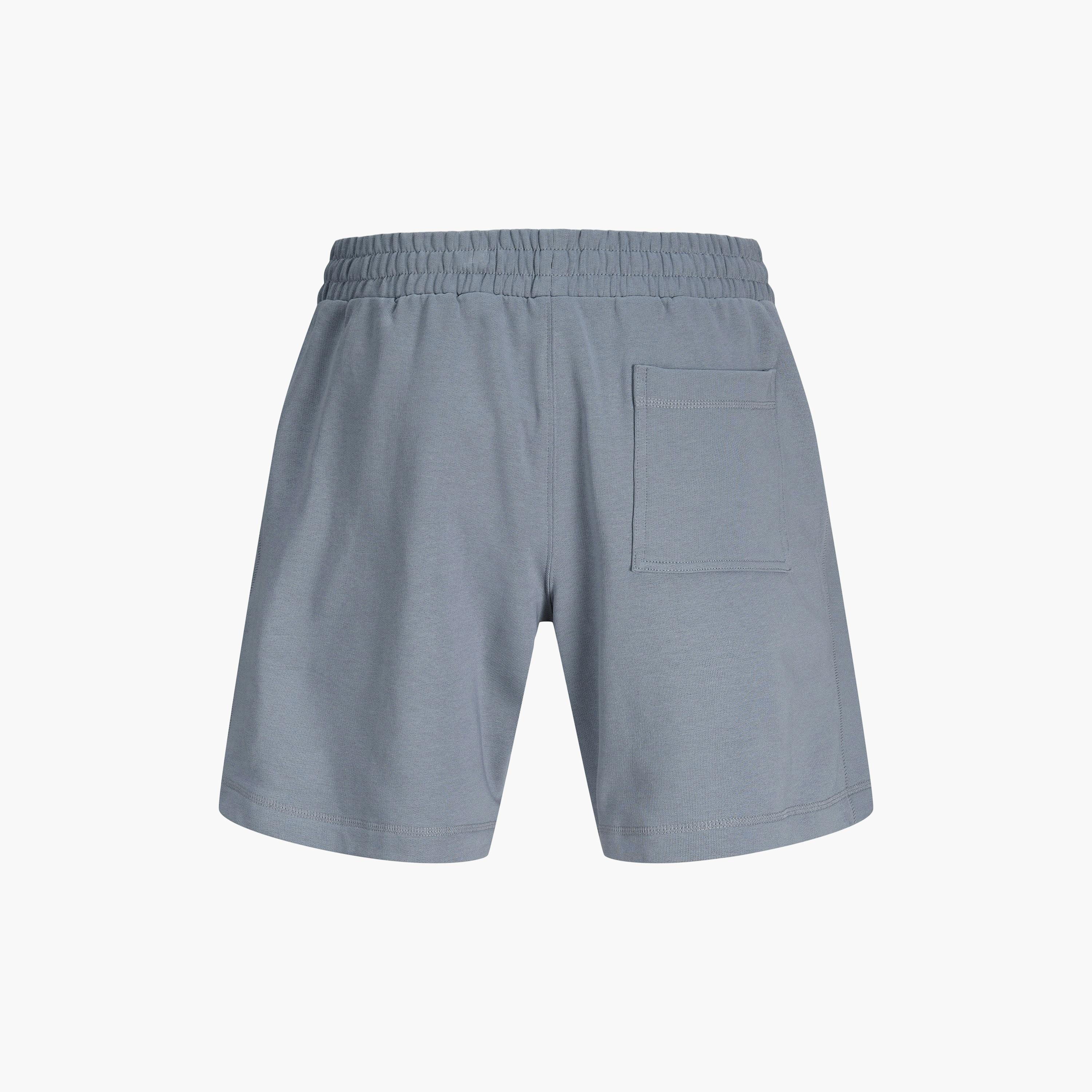 Jack & Jones Plain Mid-Rise Elasticated Drawstring Waist Men's Shorts-men-clothing-bottoms-shorts-image-8