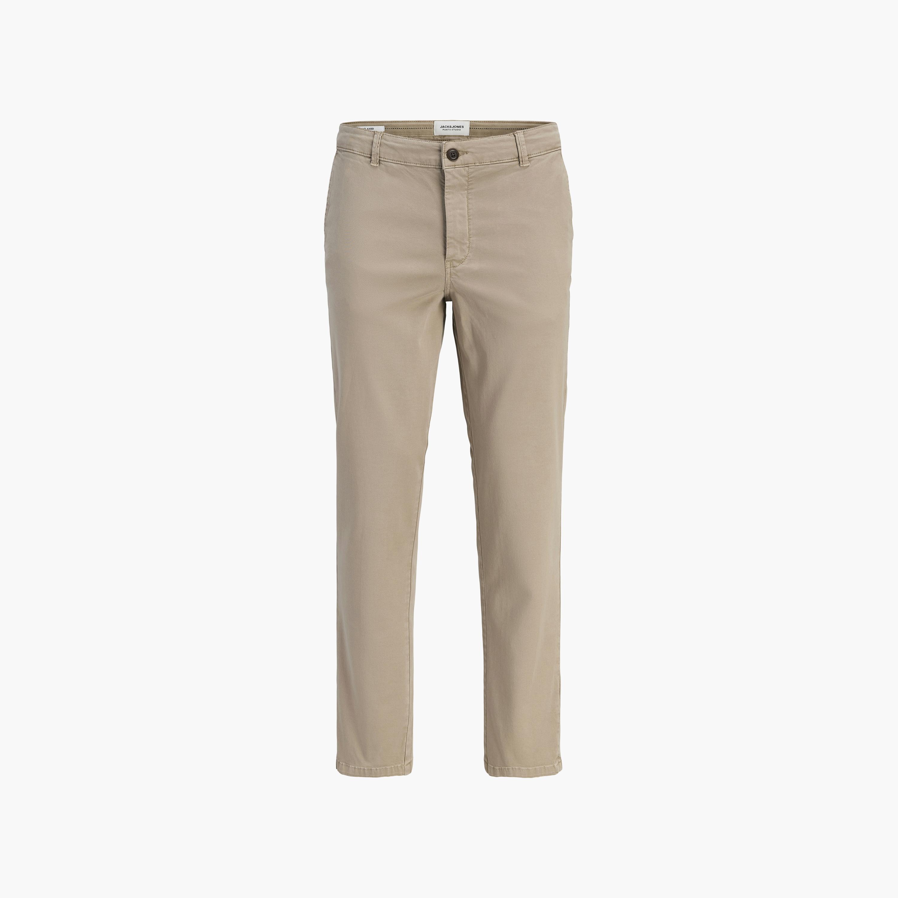 Jack & Jones Regular Fit Plain Mid-Rise Men's Chinos-men-clothing-bottoms-trousersandchinos-chinos-image-30