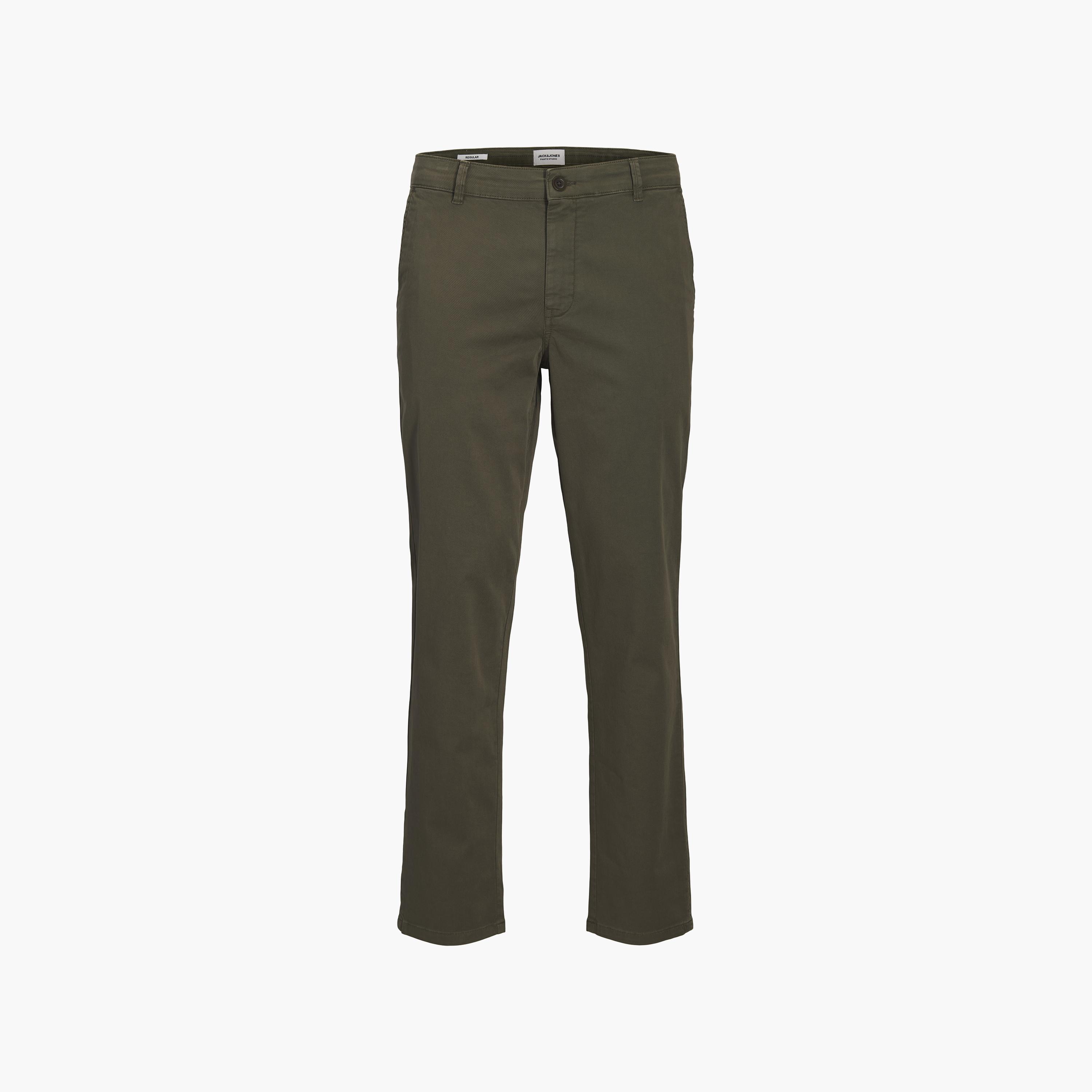 Jack & Jones Regular Fit Plain Mid-Rise Men's Chinos-men-clothing-bottoms-trousersandchinos-chinos-image-38
