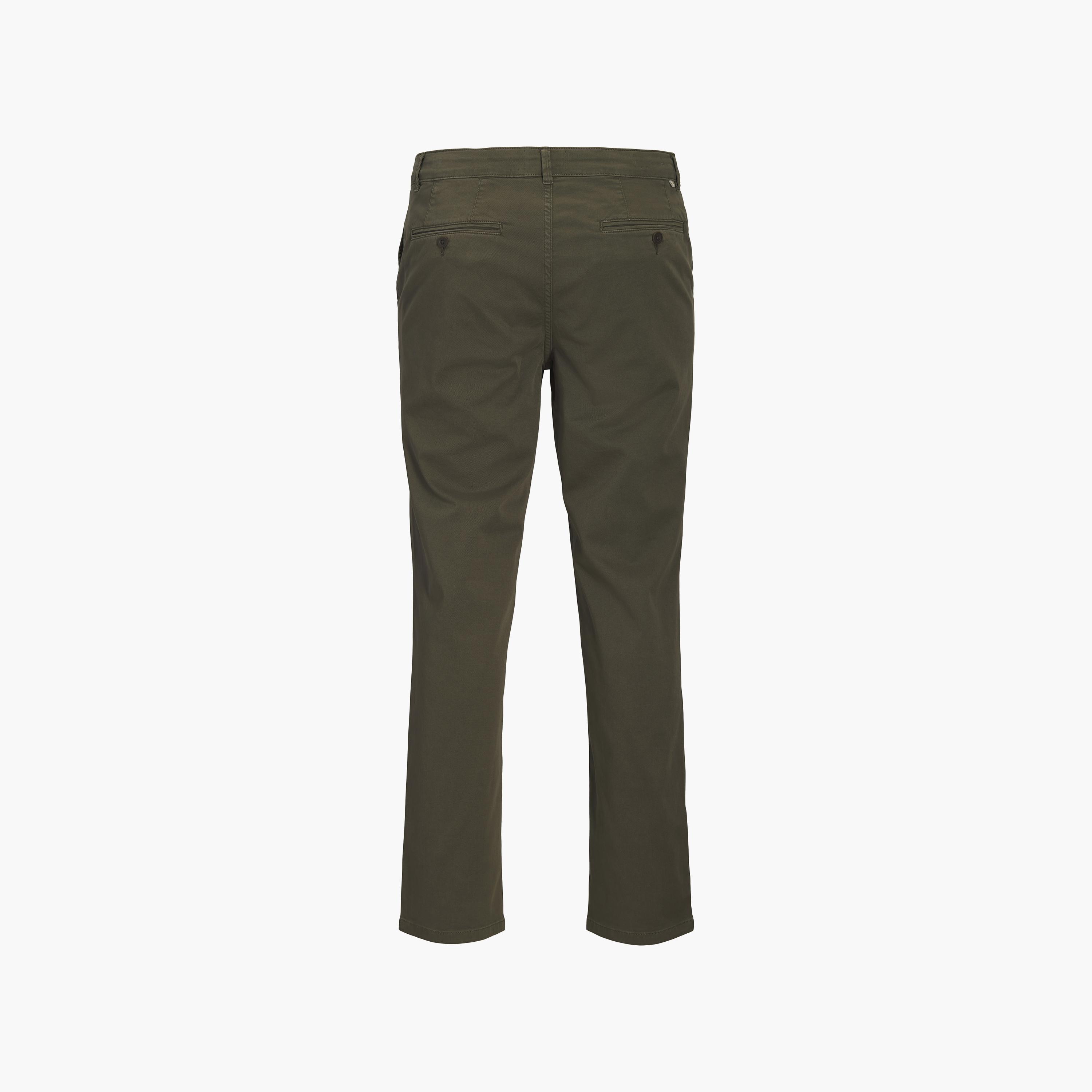 بنطال تشينو رجالي سادة بقصة عادية (ريجيلار فيت) وخصر متوسط الارتفاع من جاك آند جونز-men-clothing-bottoms-trousersandchinos-chinos-image-8