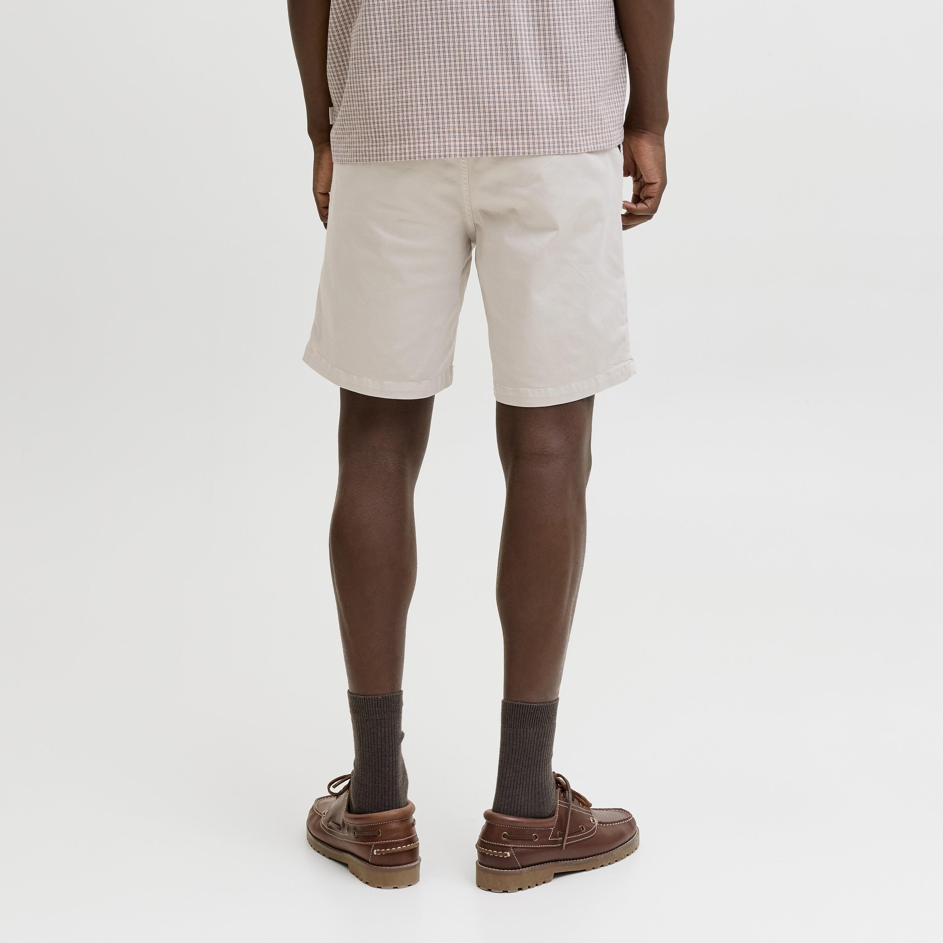 Jack & Jones Plain Mid-Rise Button and Zip Fly Men's Chino Shorts-men-clothing-bottoms-shorts-image-4