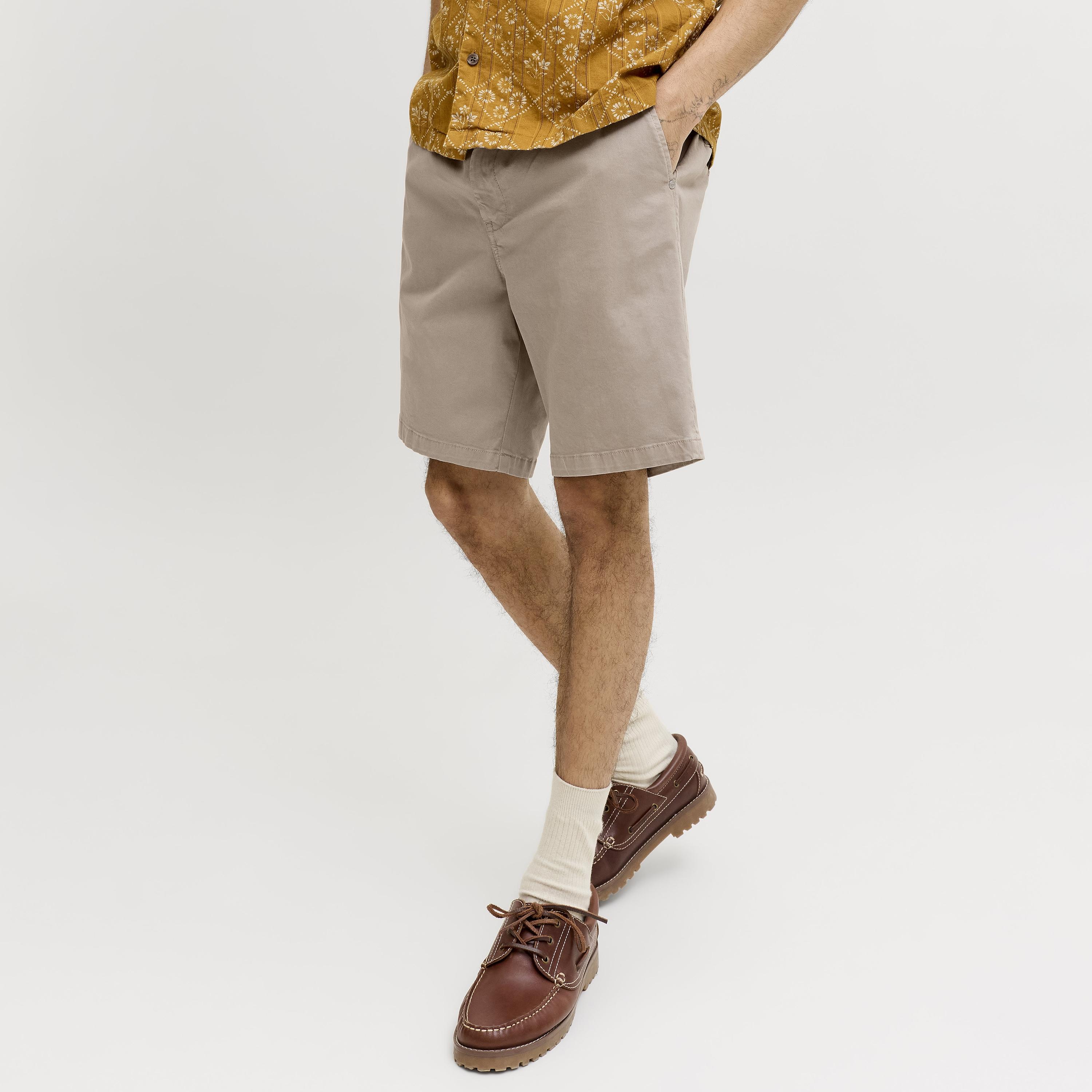 Jack & Jones Plain Mid-Rise Button and Zip Fly Men's Chino Shorts-men-clothing-bottoms-shorts-image-5