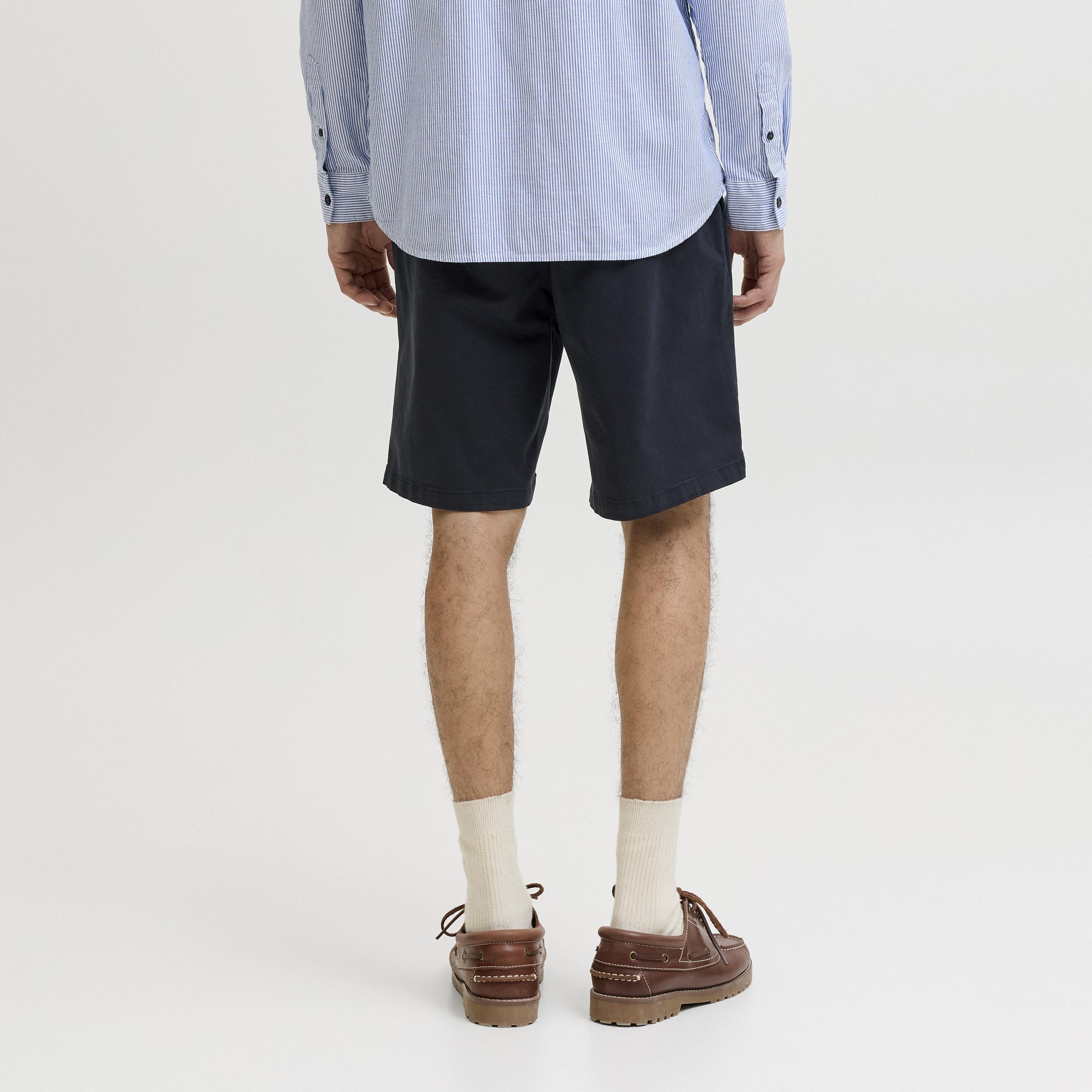 Jack & Jones Plain Mid-Rise Button and Zip Fly Men's Chino Shorts-men-clothing-bottoms-shorts-image-4