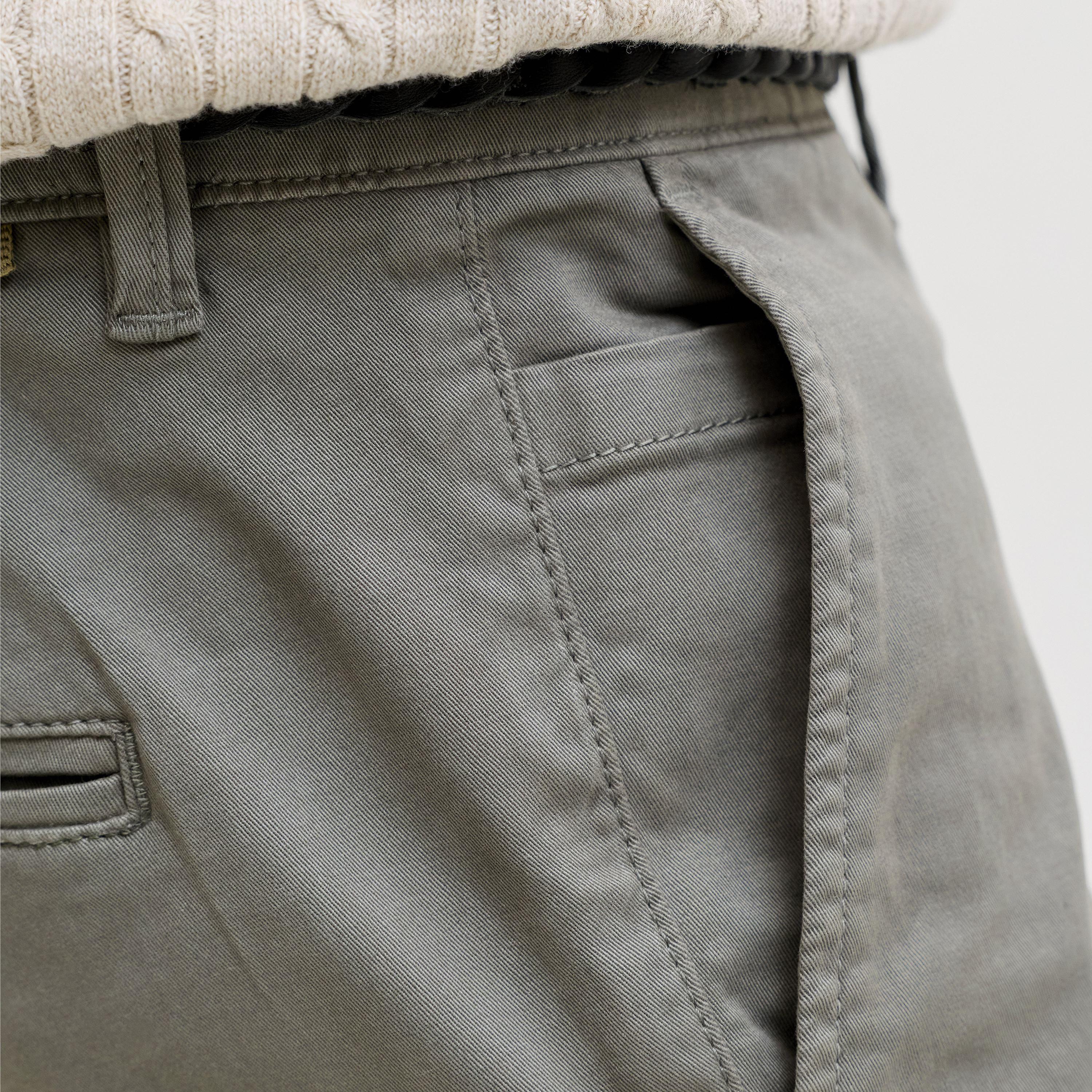 Jack & Jones Plain Mid-Rise Button and Zip Fly Men's Chino Shorts-men-clothing-bottoms-shorts-image-30