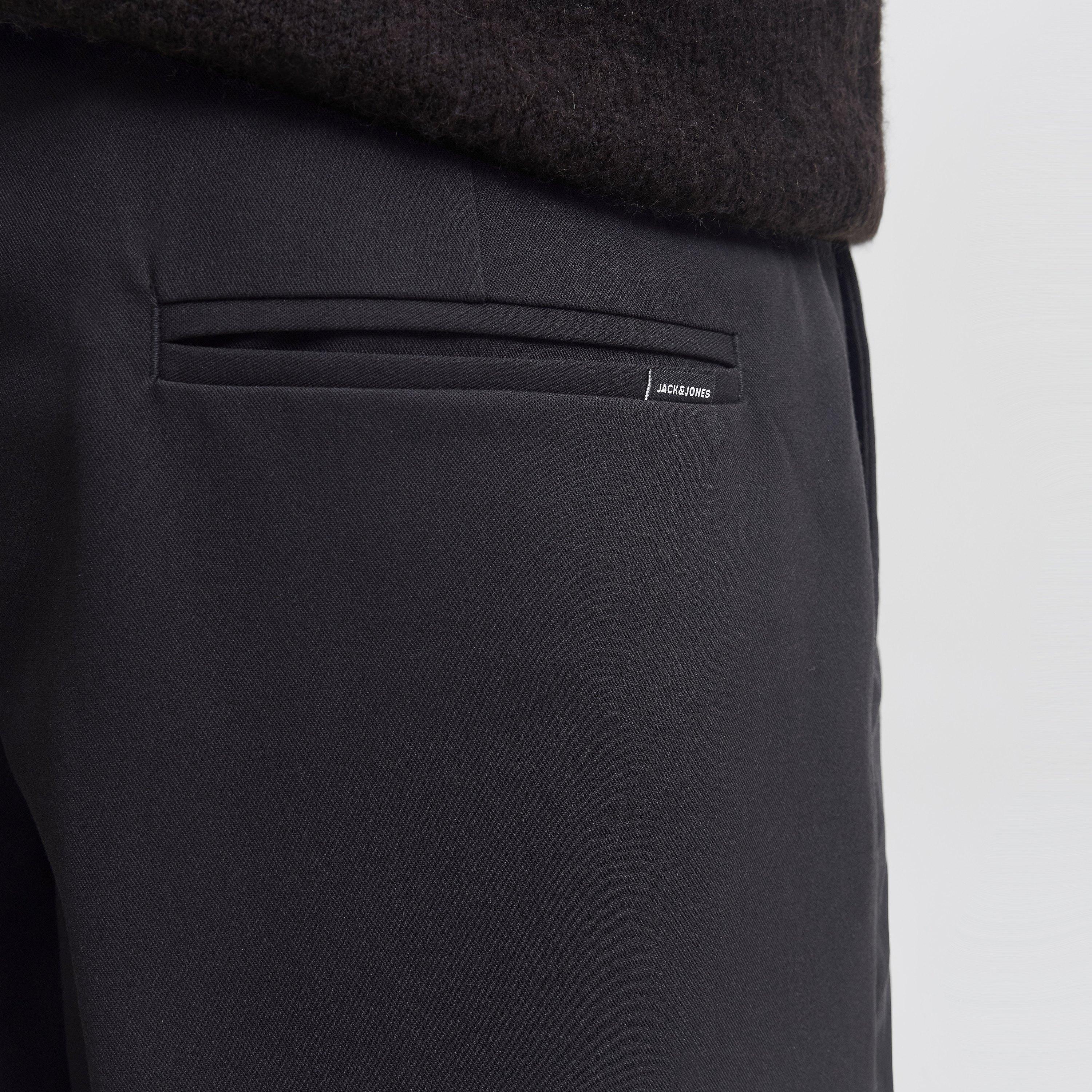 Jack & Jones Plain Mid-Rise Bar with Zip Fly Men's Trousers-men-clothing-bottoms-trousersandchinos-trousers-image-3