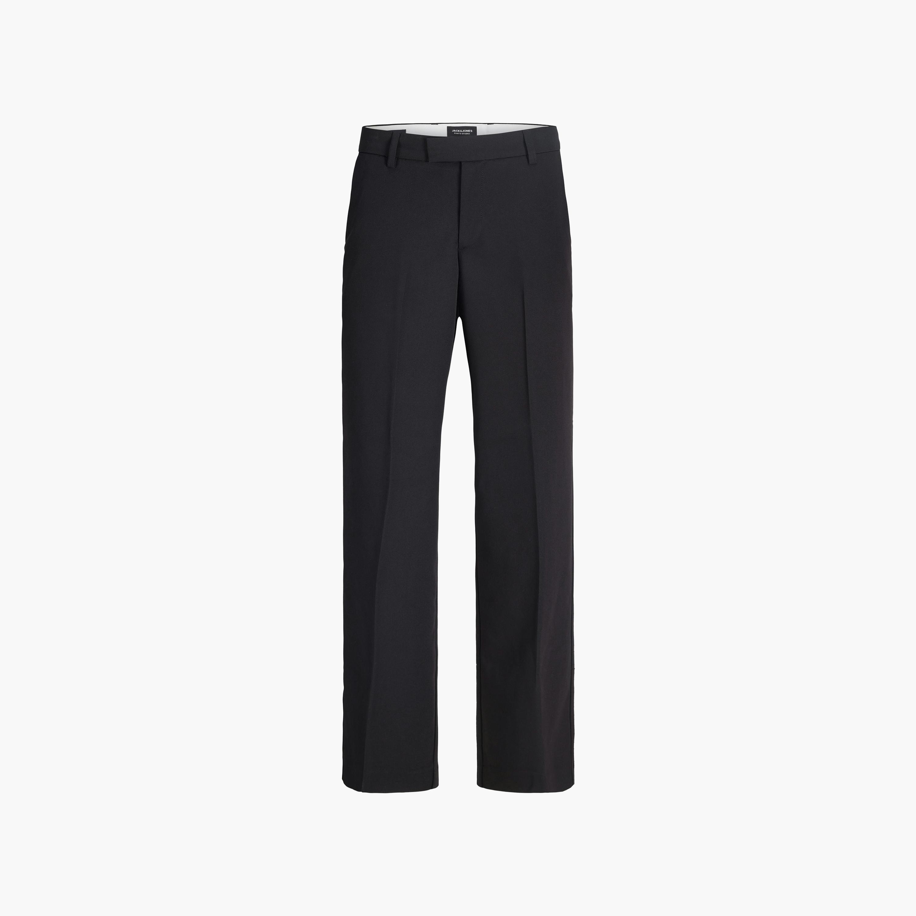Jack & Jones Plain Mid-Rise Bar with Zip Fly Men's Trousers-men-clothing-bottoms-trousersandchinos-trousers-image-6