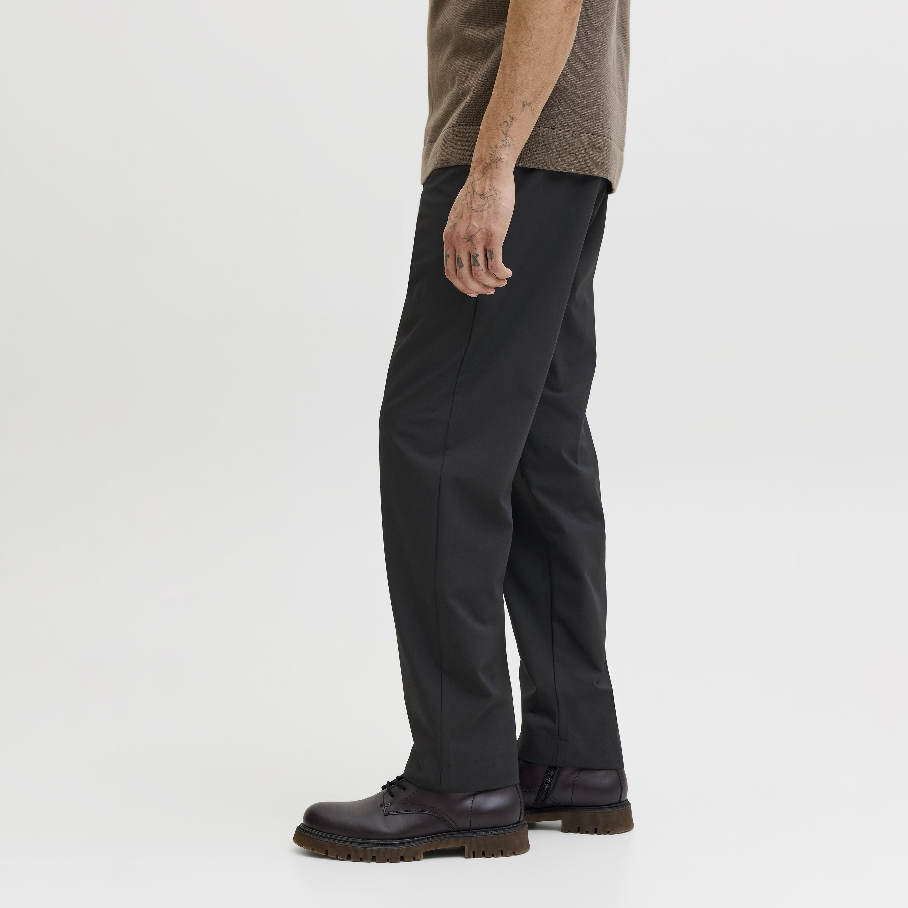 Jack & Jones Relaxed Fit Plain Mid-Rise Men's Chinos-men-clothing-bottoms-trousersandchinos-chinos-image-5