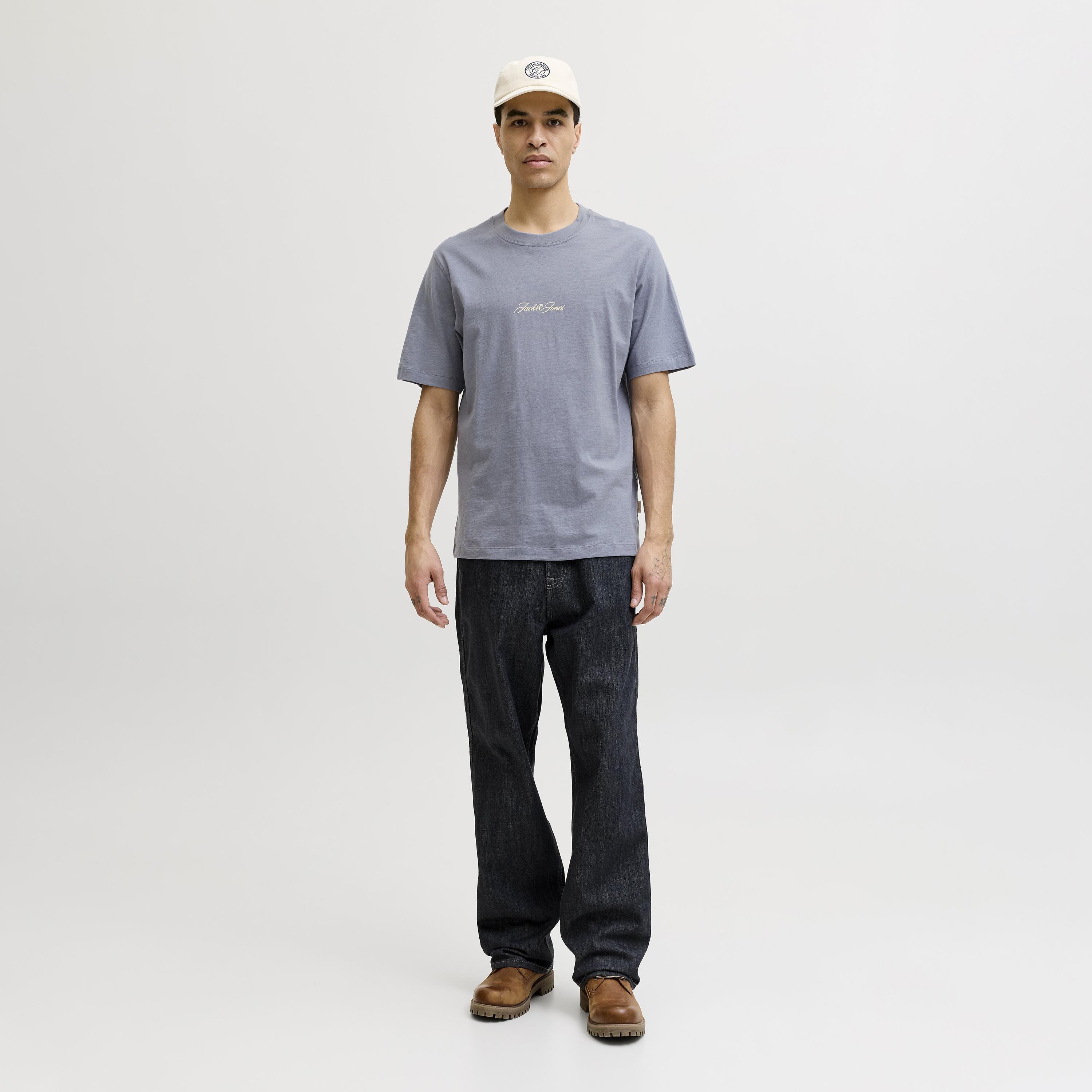 Jack & Jones Graphic Print Round Neck Short Sleeves Men's T-Shirt-men-clothing-tshirtsandpolos-tshirts-image-2