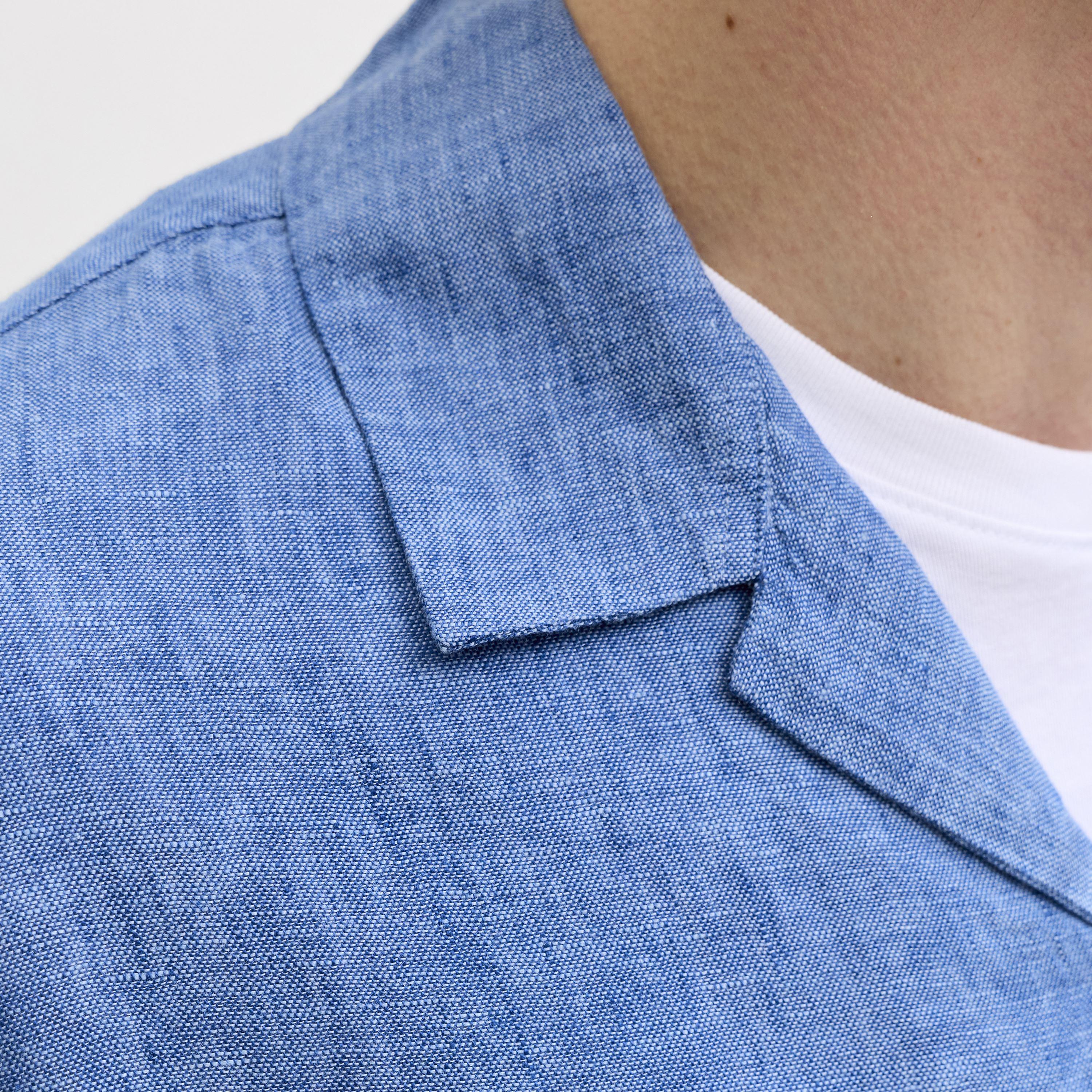 Jack & Jones Regular Fit Plain Resort Collar Short Sleeves Men's Shirt-men-clothing-shirts-image-5