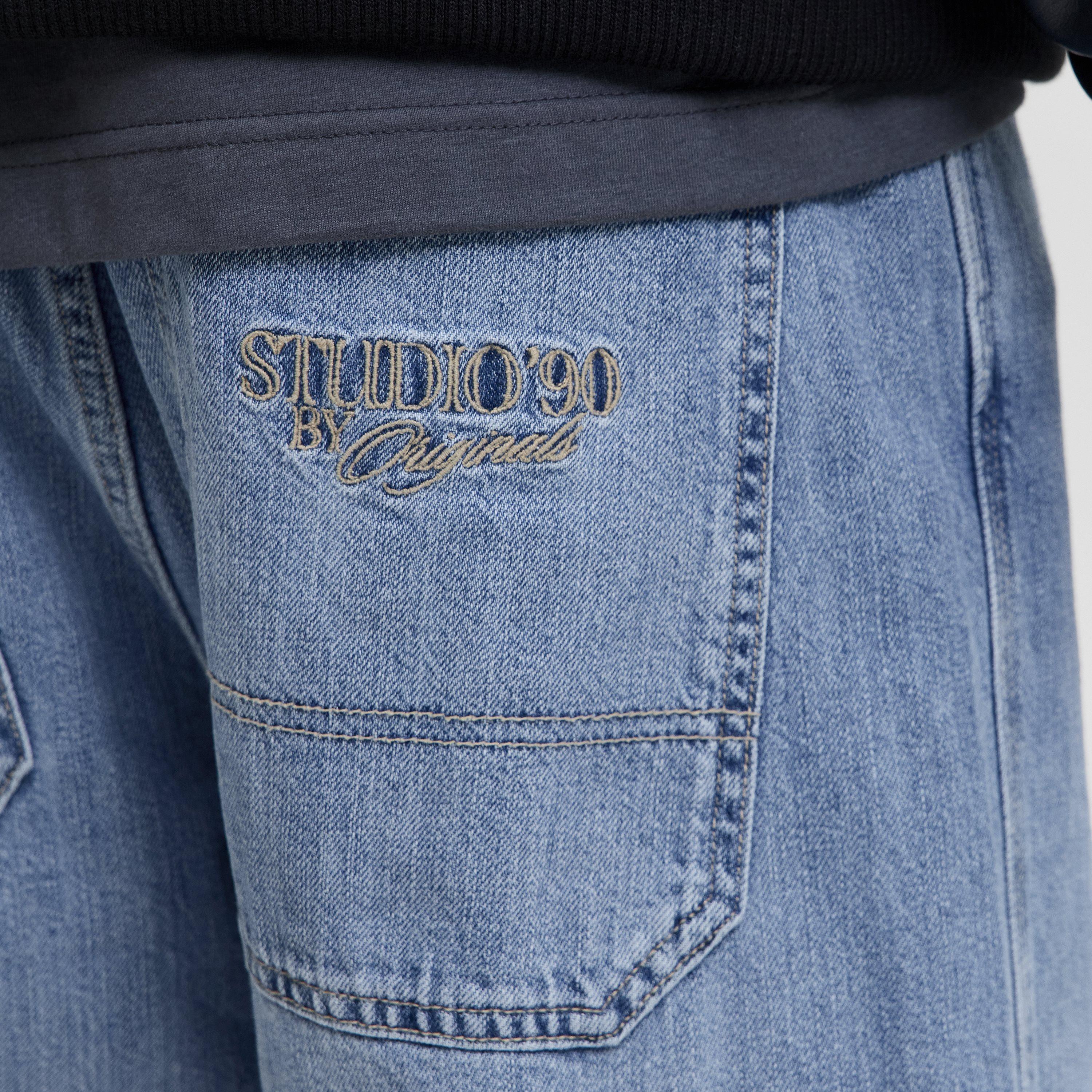Jack & Jones Wide Leg Fit Mid Washed Mid-Rise Men's Jeans-men-clothing-bottoms-jeans-image-3