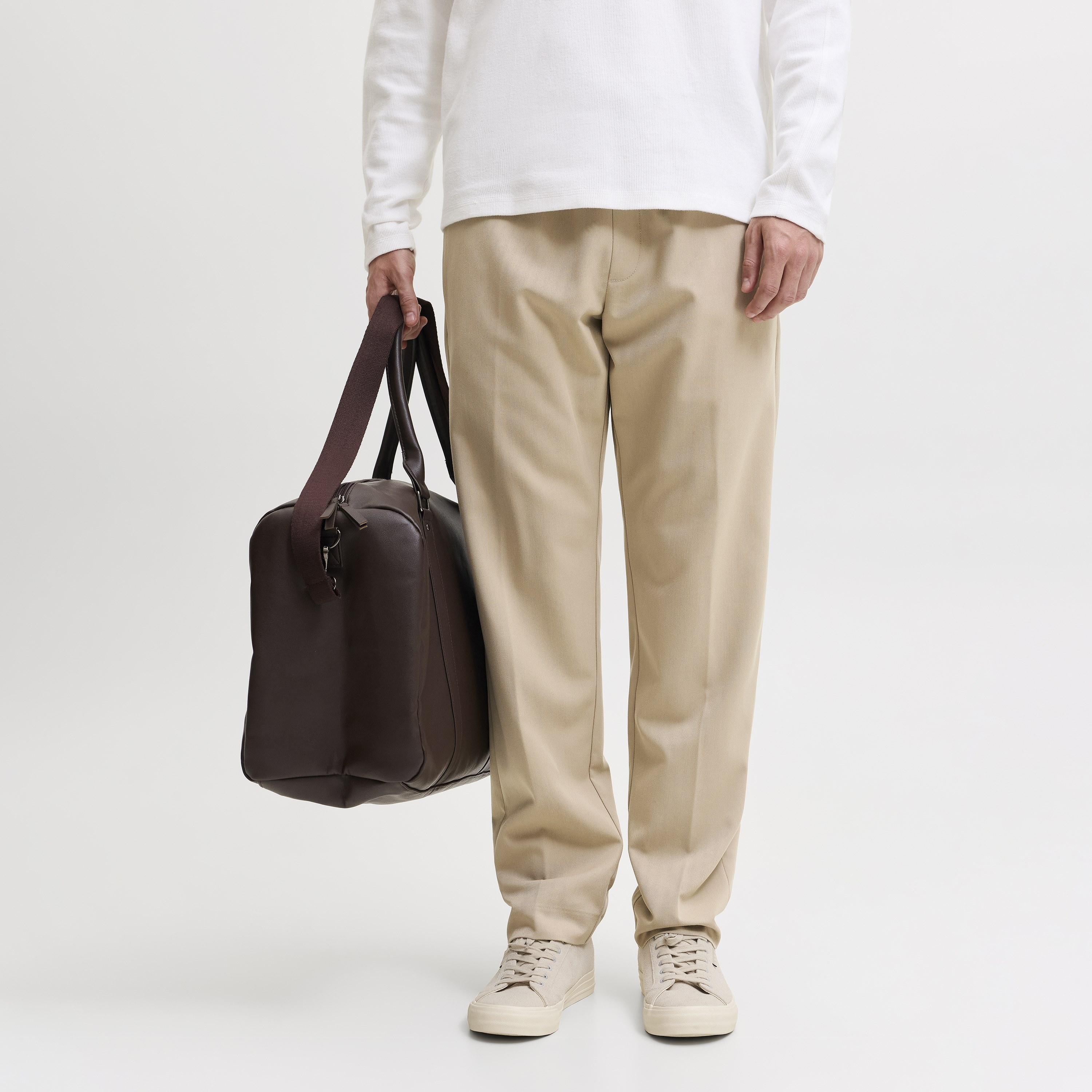 Jack & Jones Plain Mid Rise Men's Drawstring Joggers-men-clothing-joggers-image-1