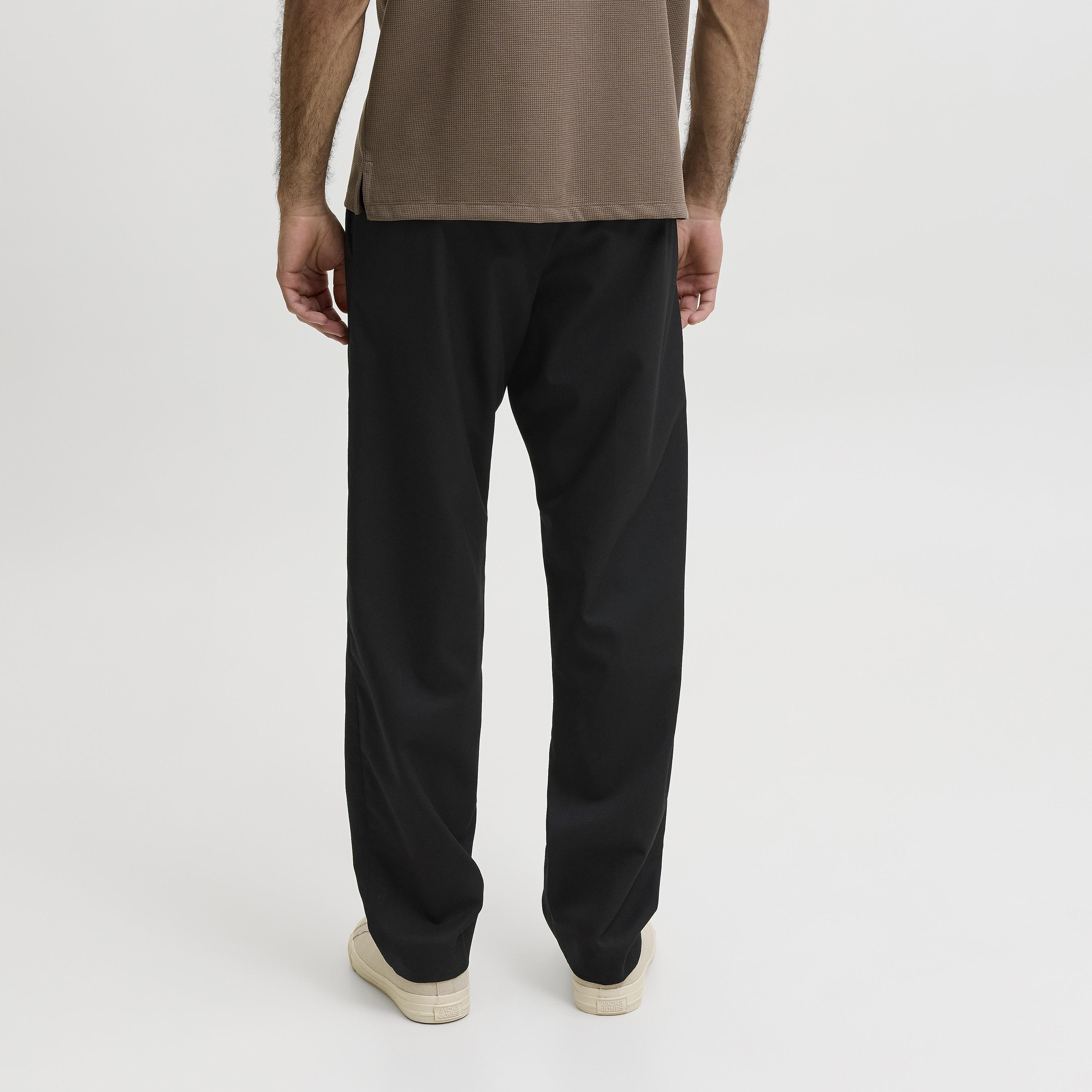 Jack & Jones Plain Mid Rise Men's Drawstring Joggers-men-clothing-joggers-image-4