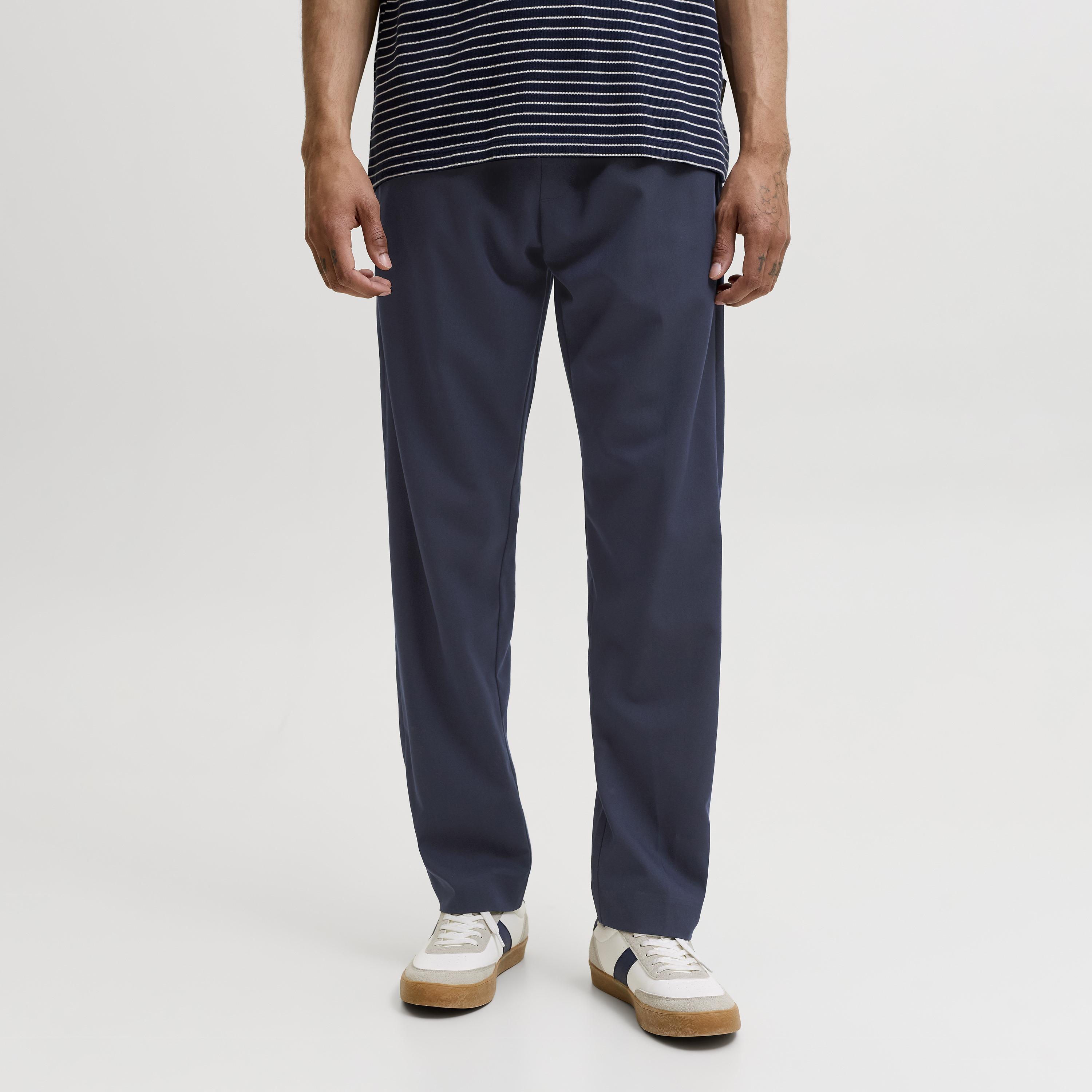 Jack & Jones Plain Mid Rise Men's Drawstring Joggers-men-clothing-joggers-image-22
