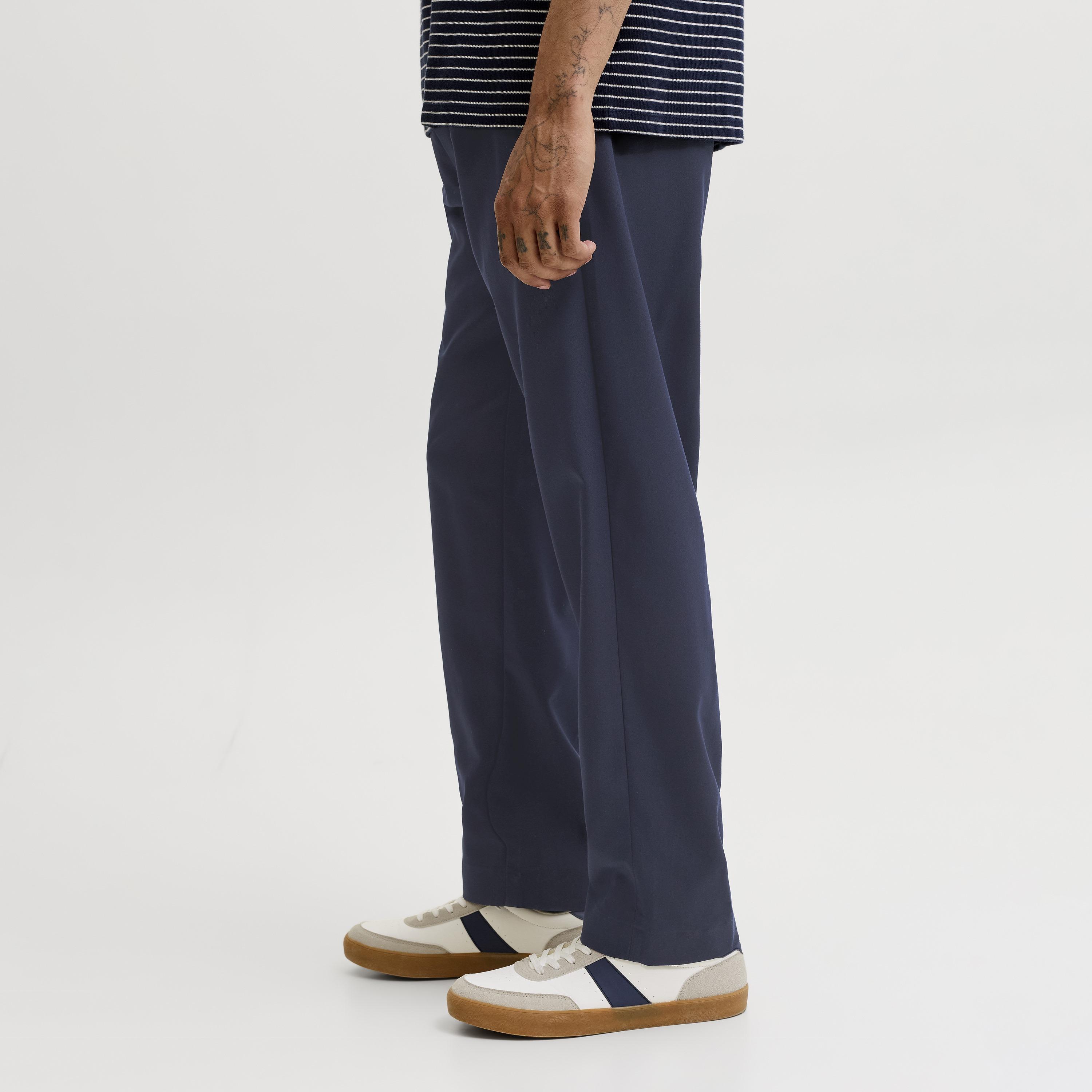 Jack & Jones Plain Mid Rise Men's Drawstring Joggers-men-clothing-joggers-image-26